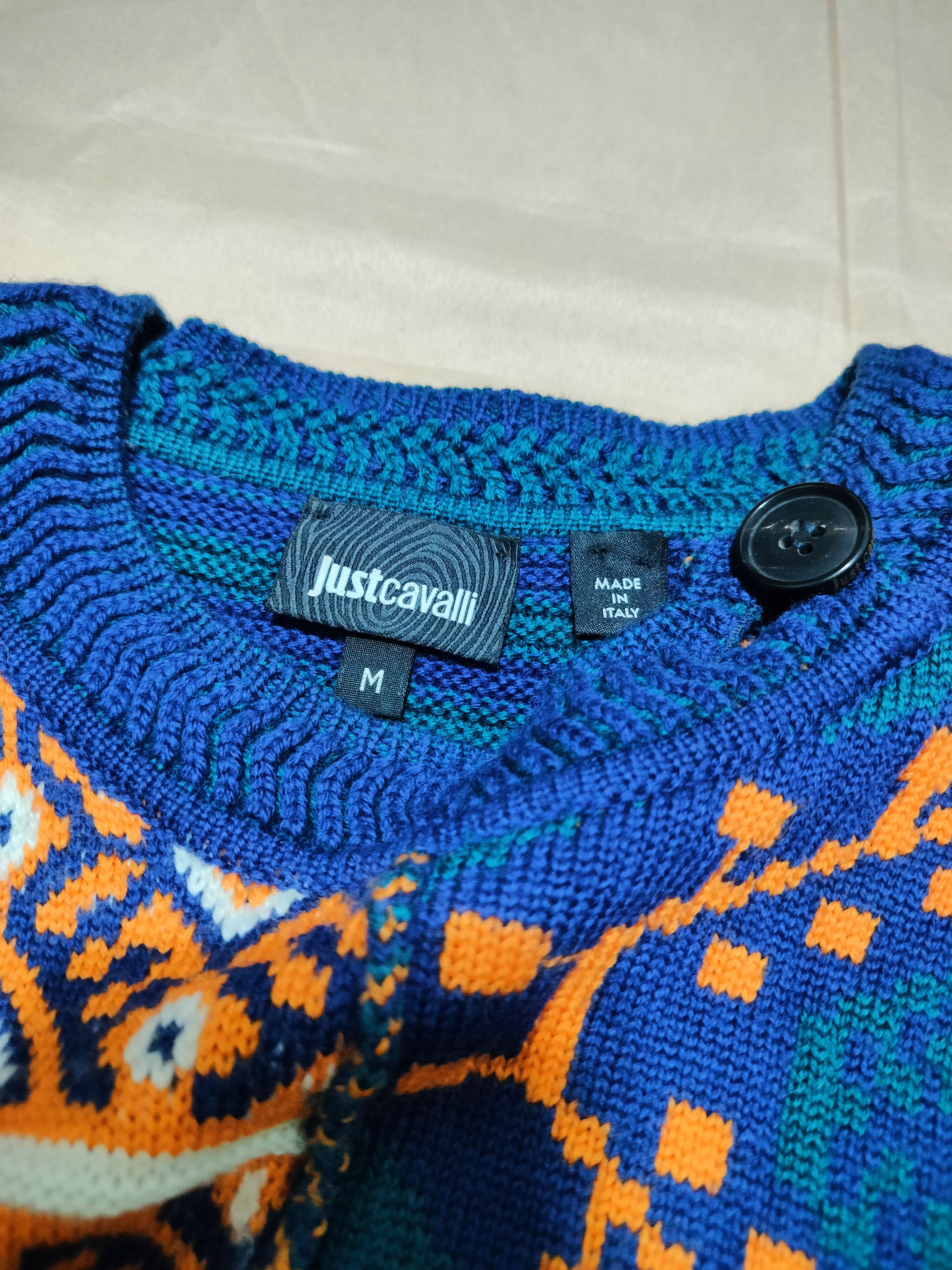 Just Cavalli Just Cavalli patterned knitted Sweater Size US M / EU 48-50 / 2 - 4 Thumbnail