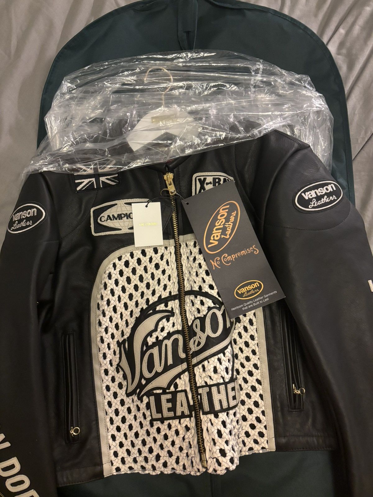 Aime Leon Dore Aime Leon Dore Vanson Leather Jacket Size US L / EU 52-54 / 3 - 3 Thumbnail