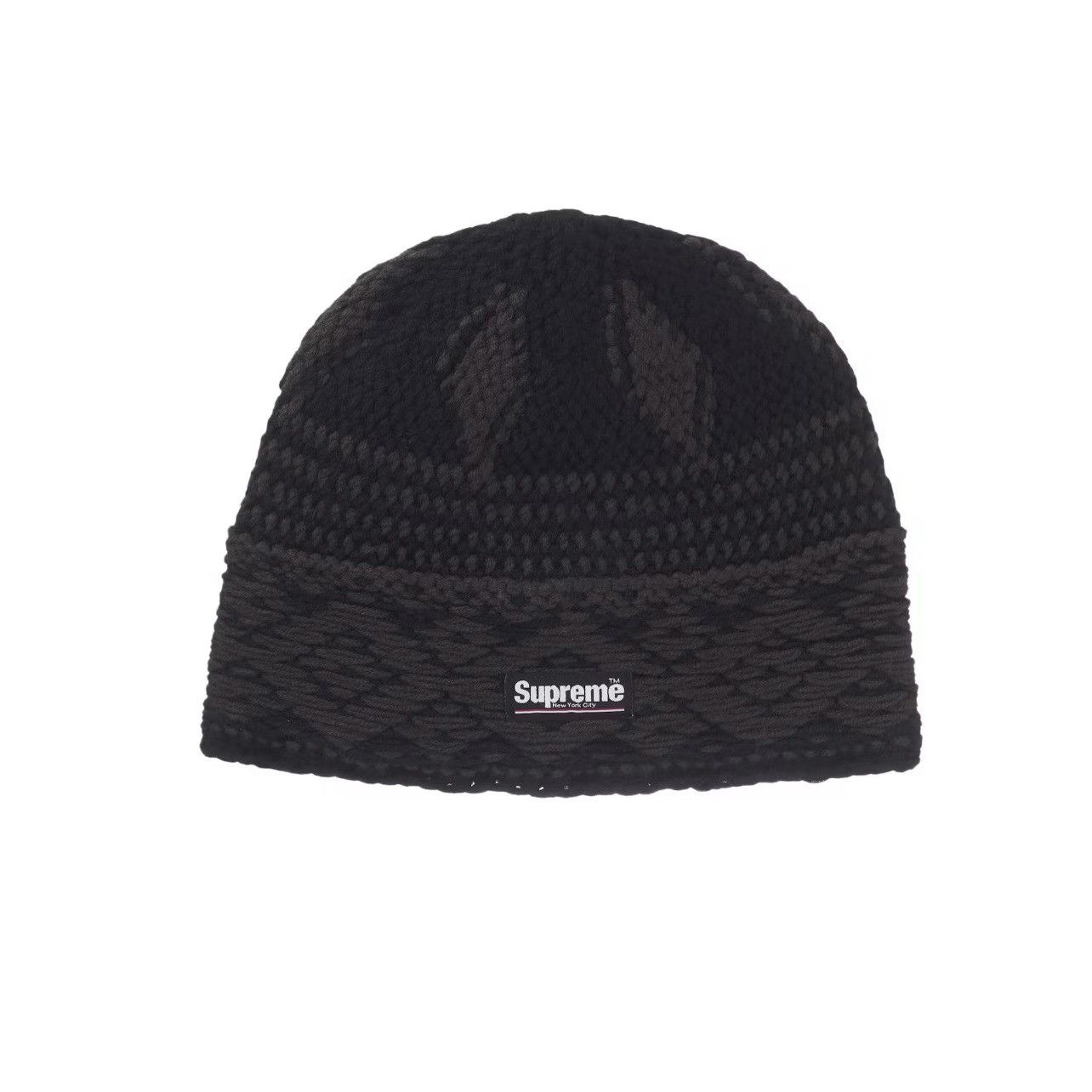 Supreme Supreme crochet beanie black | Grailed