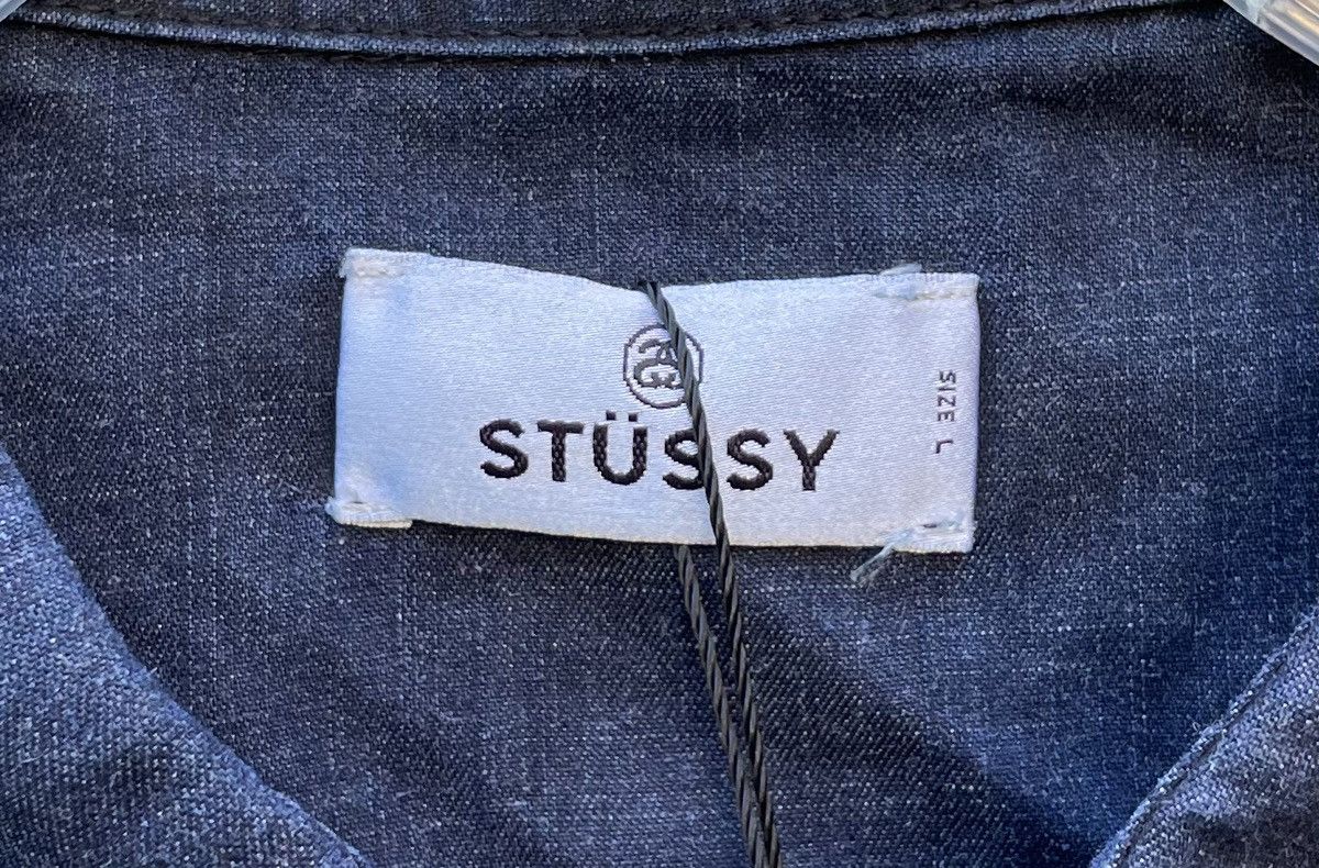 Stussy NWT Stussy Coated Denim LS button Down Shirt Size US L / EU 52-54 / 3 - 2 Thumbnail