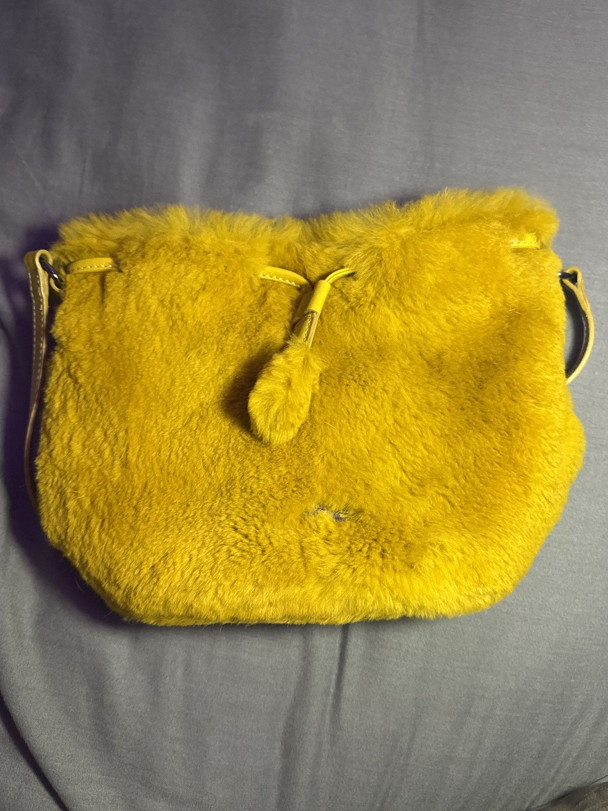 Longchamp Longchamp Rabbit Fur Crossbody Bag Size ONE SIZE - 2 Thumbnail