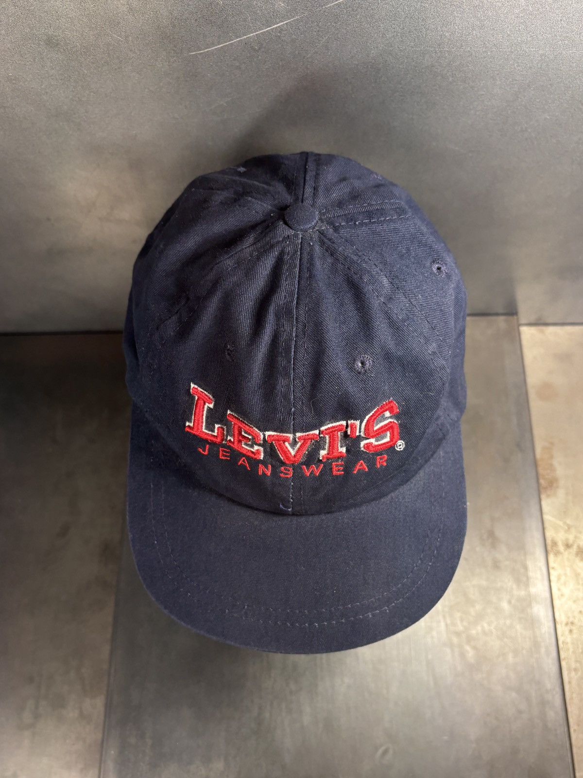 Levi's 1990s Levi's Jeanswear Baseball Cap 90s Vintage Hat Canada Size ONE SIZE - 21 Thumbnail