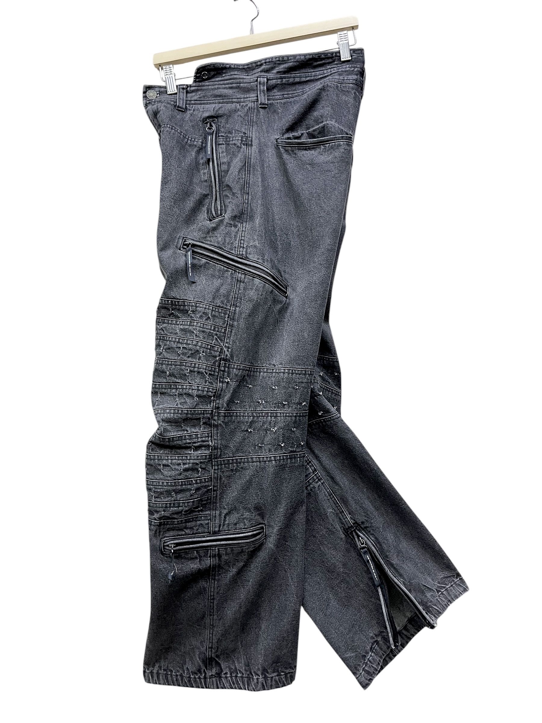Julius RARE Nuke Pre-Julius Tactical Panel Zip Cargo Denim Archive Size US 28 / EU 44 - 2 Thumbnail