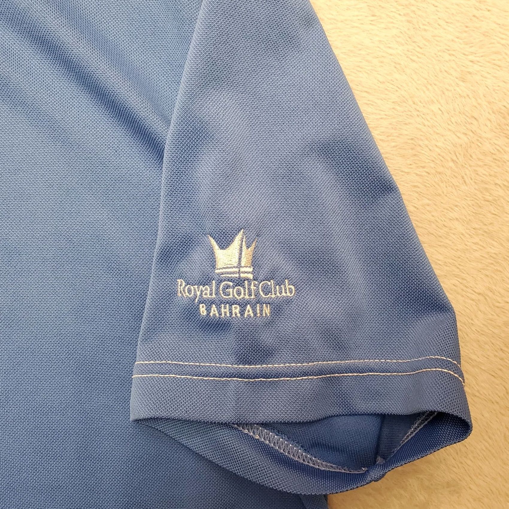 Footjoy FootJoy Shirt Mens L Blue Polo Polyester Athletic Performance Stretch Golf Size US L / EU 52-54 / 3 - 4 Thumbnail