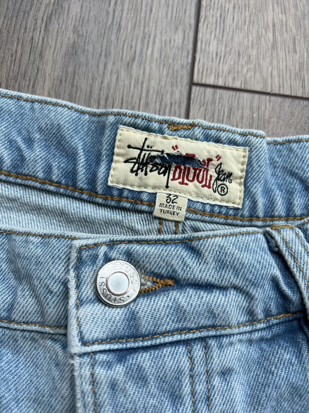 Stussy Stussy Denim Big Ol Short Washed Blue 32 Size US 32 / EU 48 - 3 Thumbnail