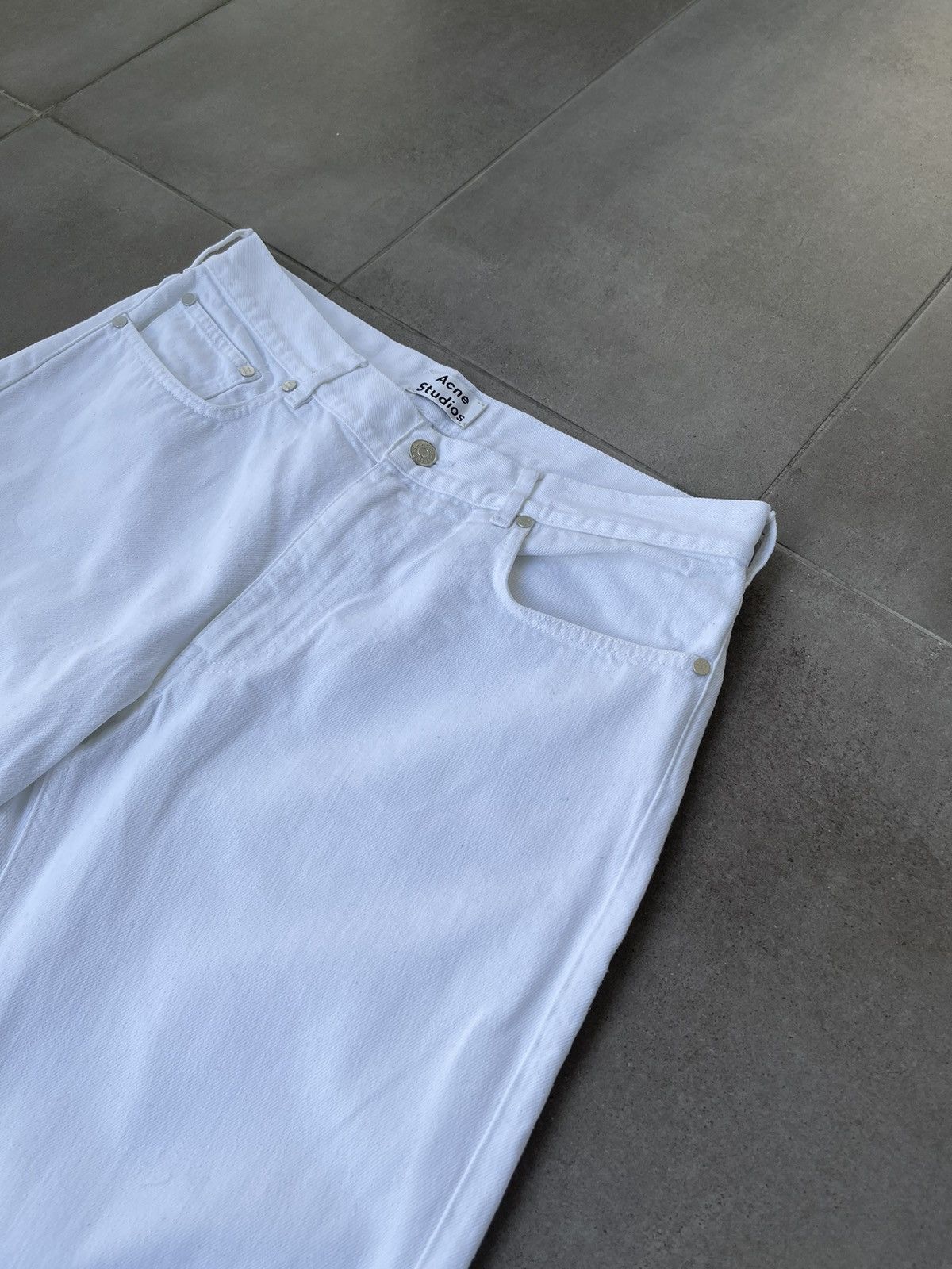 Acne Studios Acne Studios Boy White Denim Pants Size US 30 / EU 46 - 5 Thumbnail