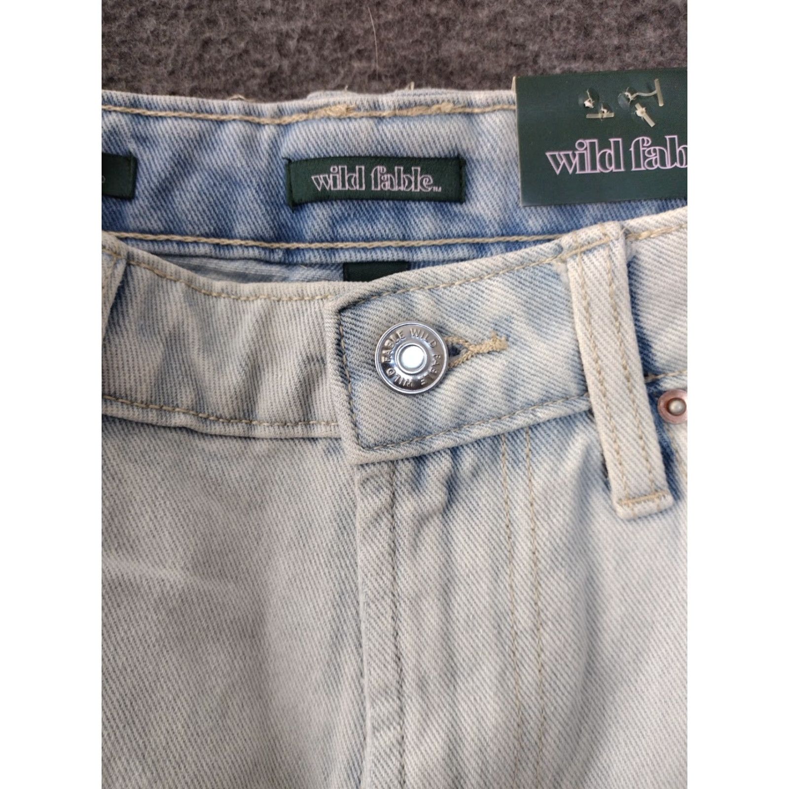 Vintage Nike Wild Fable Denim Shorts Size 27" / US 4 / IT 40 - 3 Thumbnail