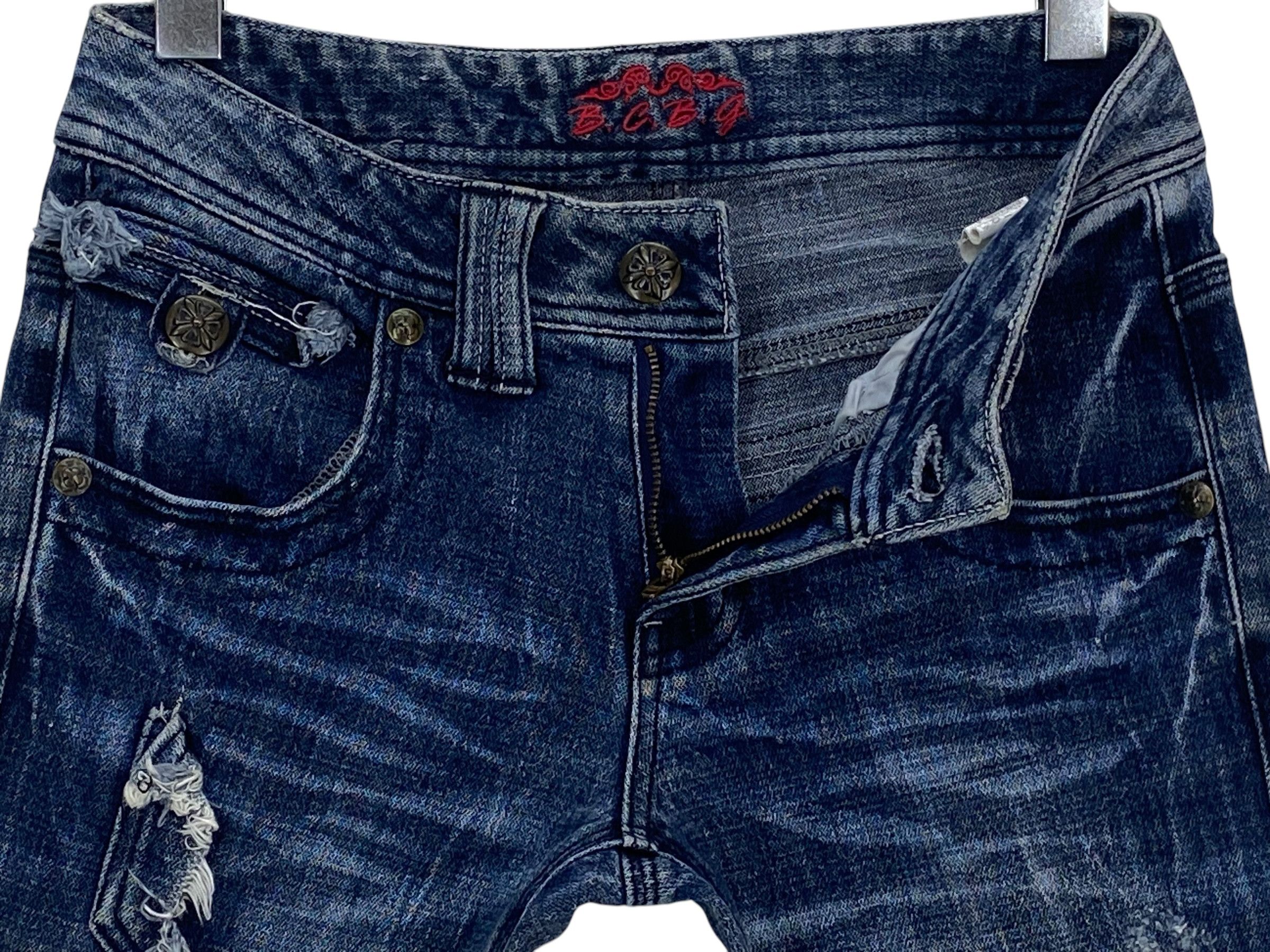 Japanese Brand BCBG Bootcut Denim Jeans Flare Jeans Pants New Age Cowboys Size 25" / US 0 / IT 36 - 9 Thumbnail