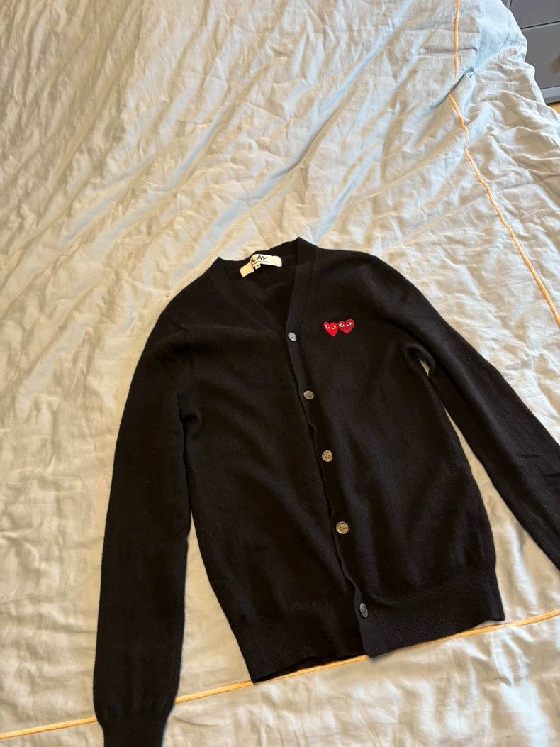 Comme des Garcons Comme Des Garcons Black Wool Cardigan Size M / US 6-8 / IT 42-44 - 2 Thumbnail
