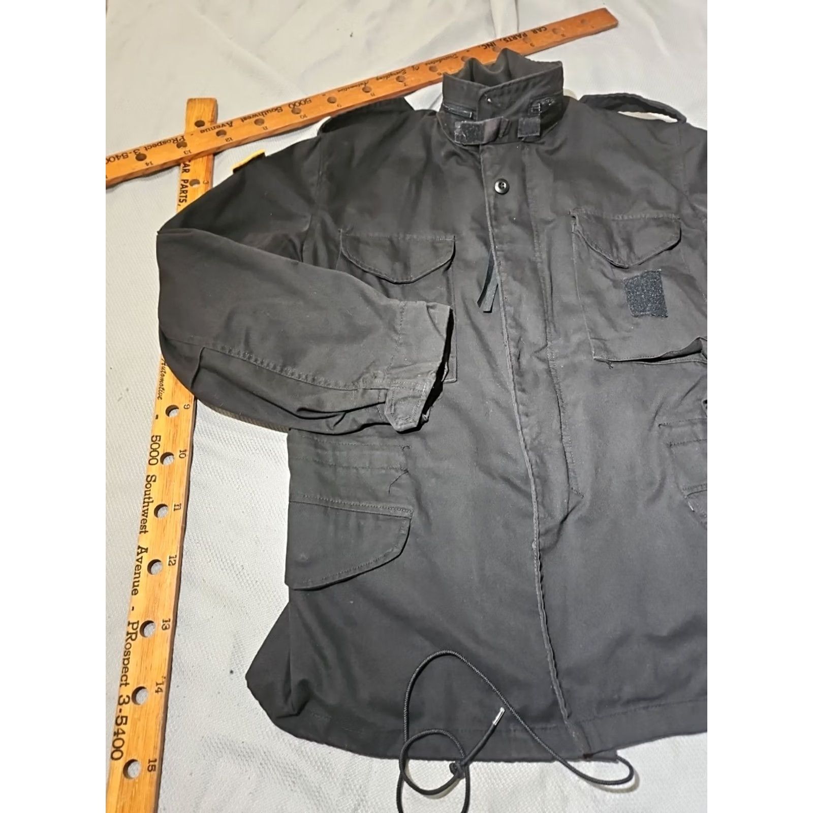 Harley Davidson VINTAGE Alpha Industries Military Jacket Mens M 1980s Black Harley Davidson Field Jacket Mens Size US M / EU 48-50 / 2 - 6 Thumbnail