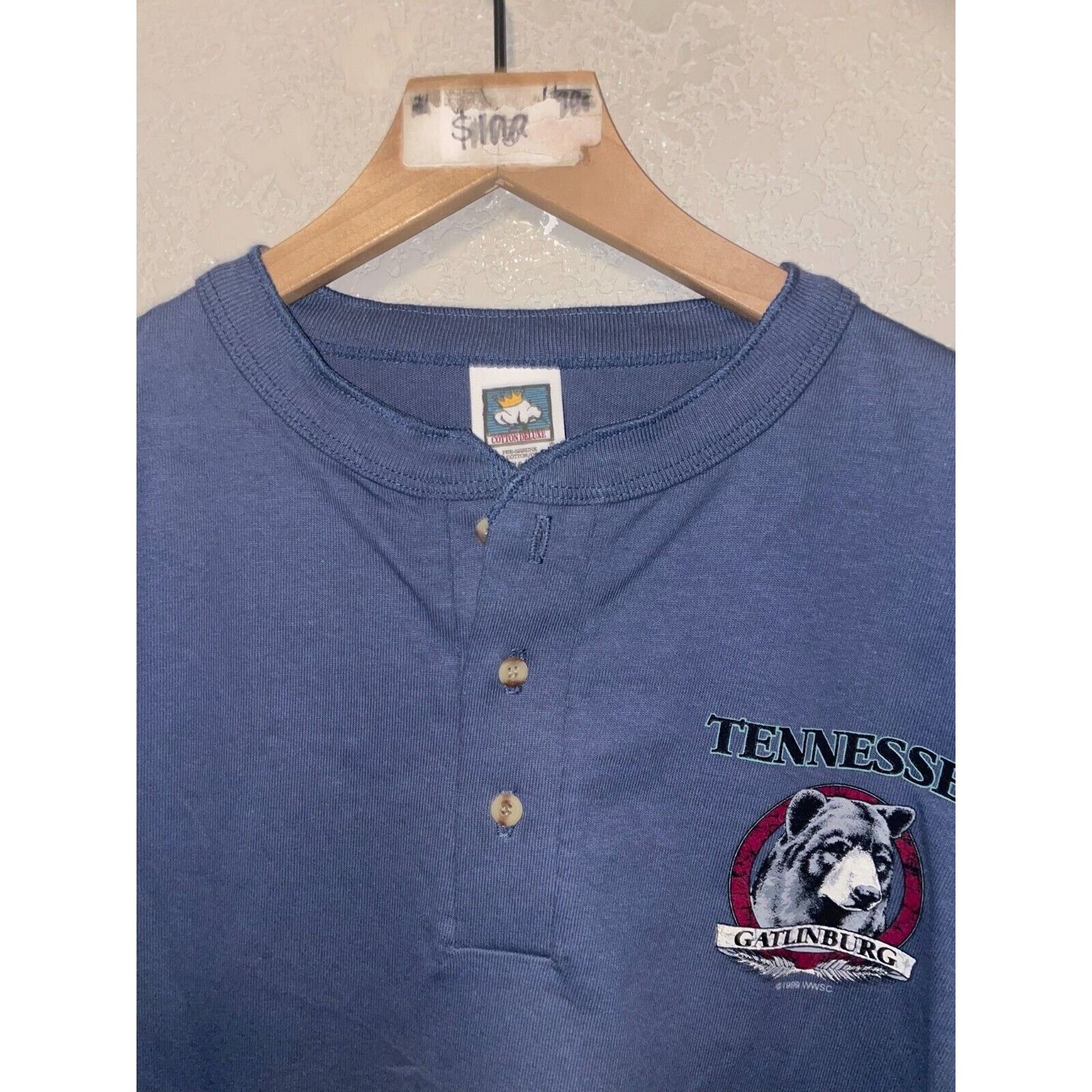 Jerzees Vintage Bear Shirt Animal Country Tennessee VTG 90s Large Size US L / EU 52-54 / 3 - 4 Thumbnail