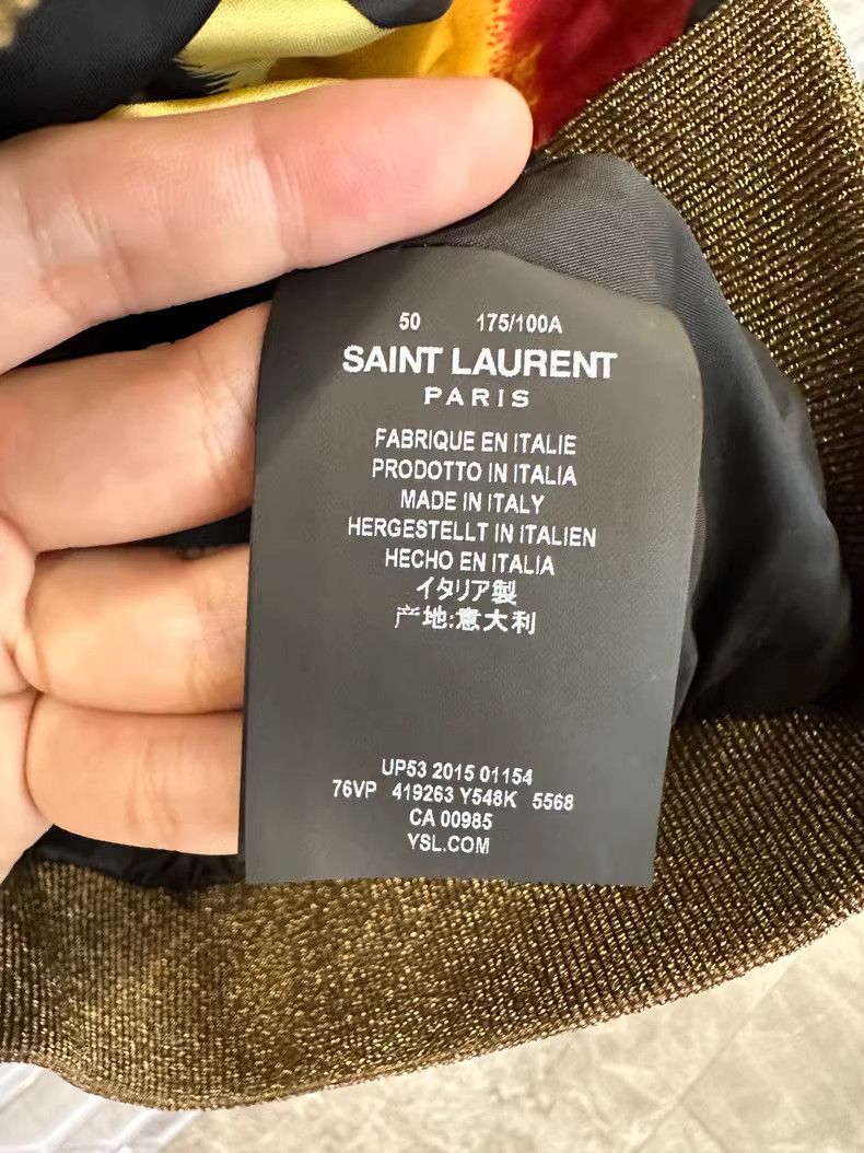 Saint Laurent Paris Saint Laurent Paris Coconut silk jacket Size US M / EU 48-50 / 2 - 4 Thumbnail