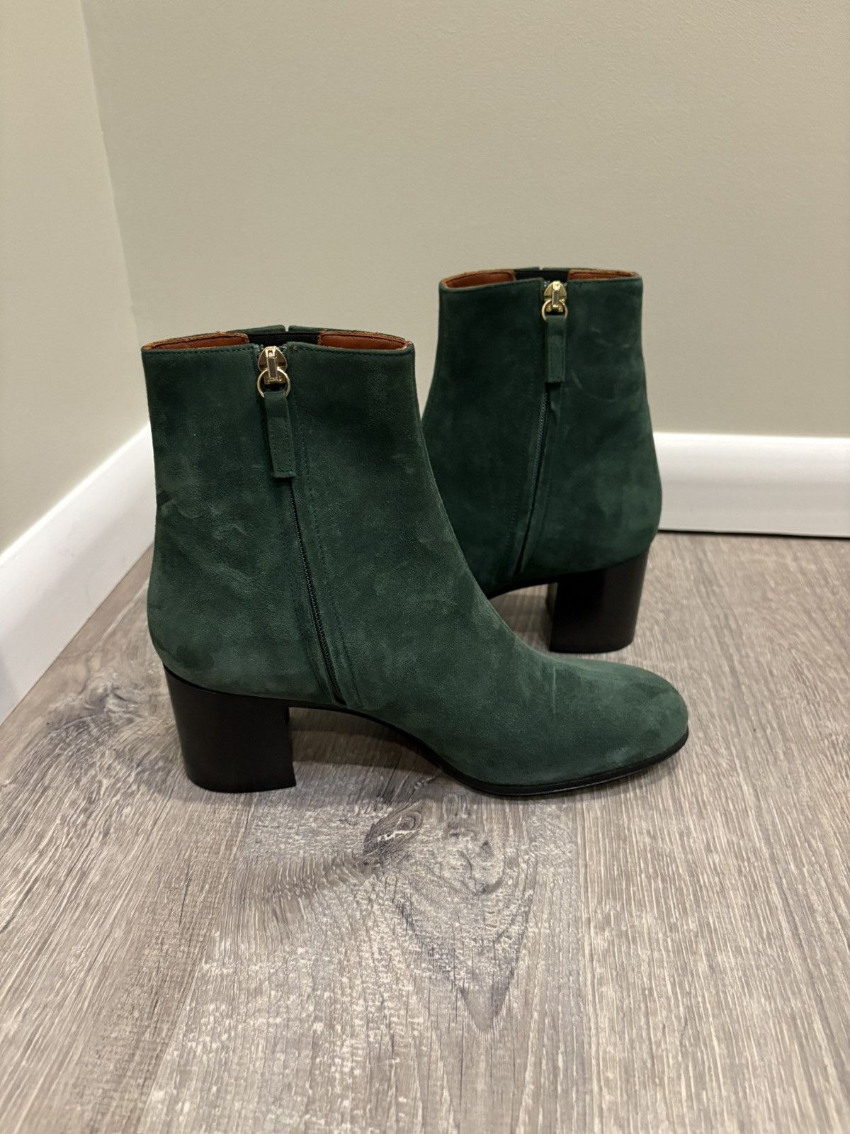 Other Michel Vivien Alden Verde Suede New Boots SZ 36 Size US 6 / IT 36 - 4 Thumbnail