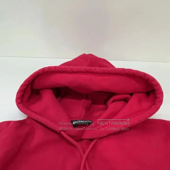 Balenciaga Balenciaga Red Logo Hoodie. Size US S / EU 44-46 / 1 - 2 Thumbnail