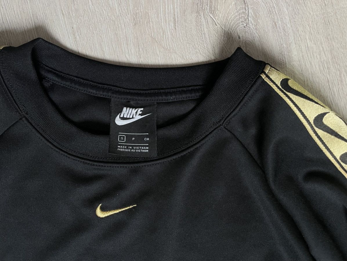 Nike Nike Sportswear Womens Logo Tape Crew Sweatshirt Pullover Size S / US 4 / IT 40 - 3 Thumbnail