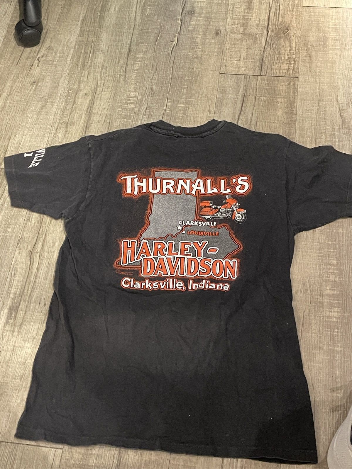 Harley Davidson × Vintage Vintage Harley Davidson x Clarksville ID Tee Size US L / EU 52-54 / 3 - 2 Thumbnail