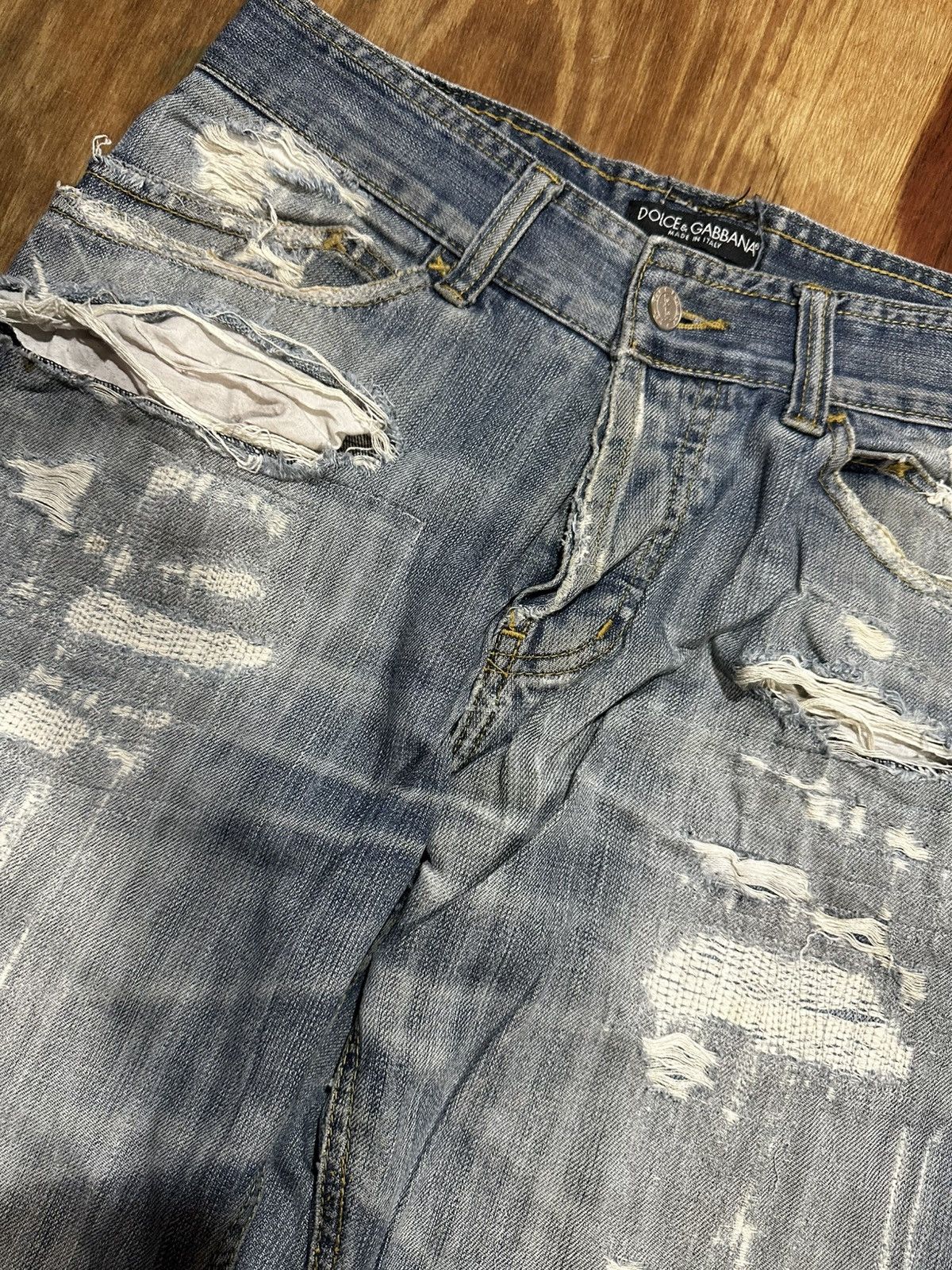 Dolce & Gabbana Trashed Dolce Gabbana jeans Size US 31 - 3 Thumbnail