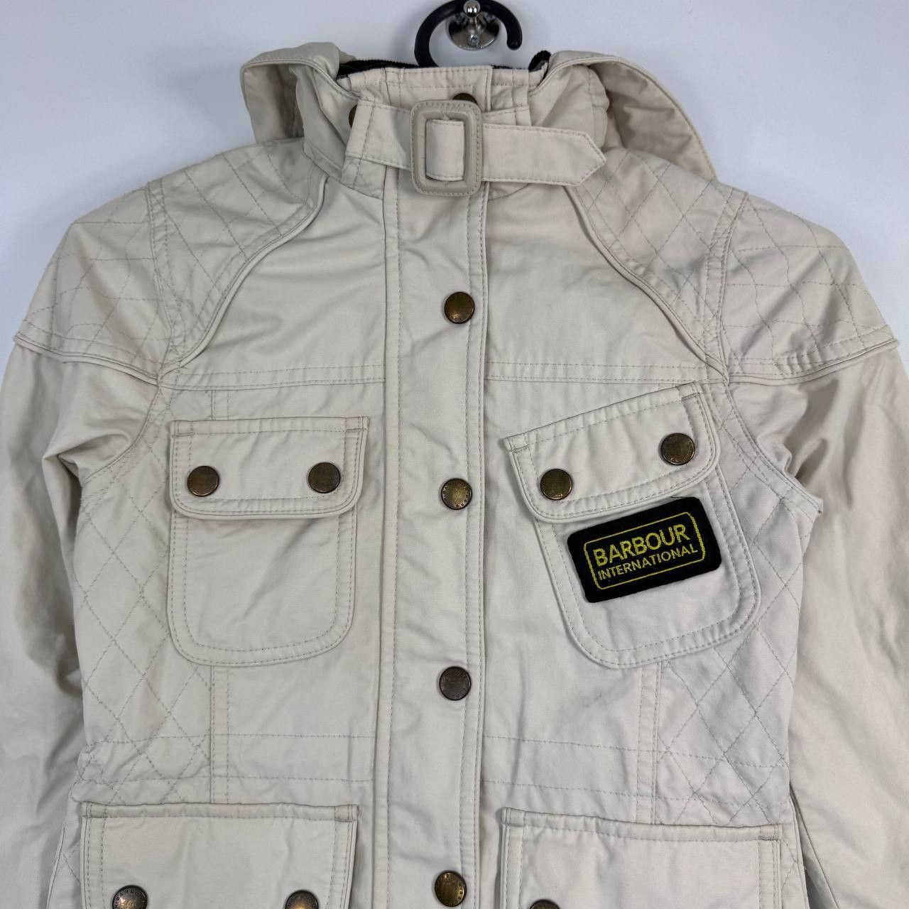 Barbour Barbour International Waterproof Jacket Beige Size XXS Size XXS / US 00 / IT 34 - 2 Thumbnail