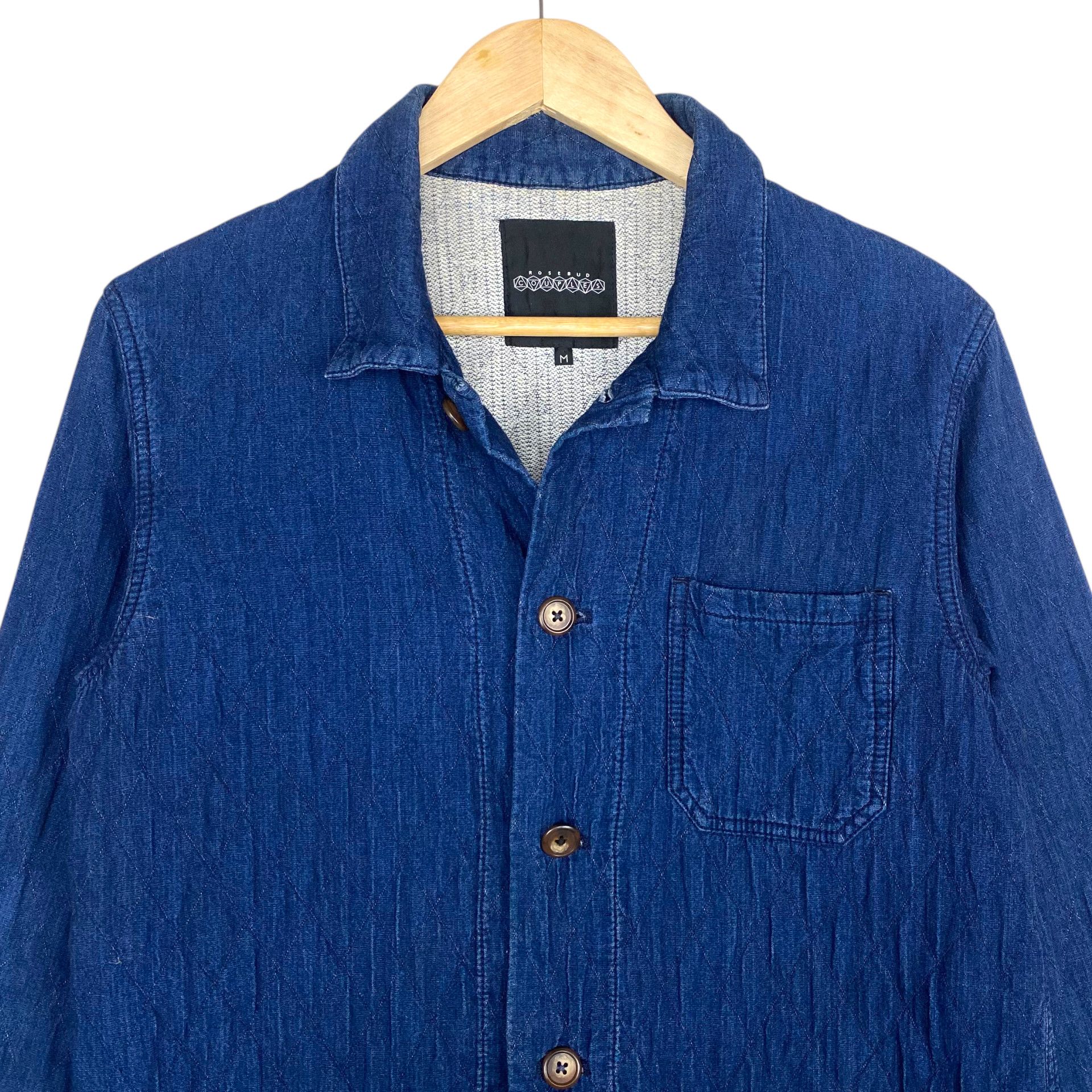 Indigo 💥ROSE BUD INDIGO FRENCH CHORE LIGHT JACKET Size US M / EU 48-50 / 2 - 4 Thumbnail