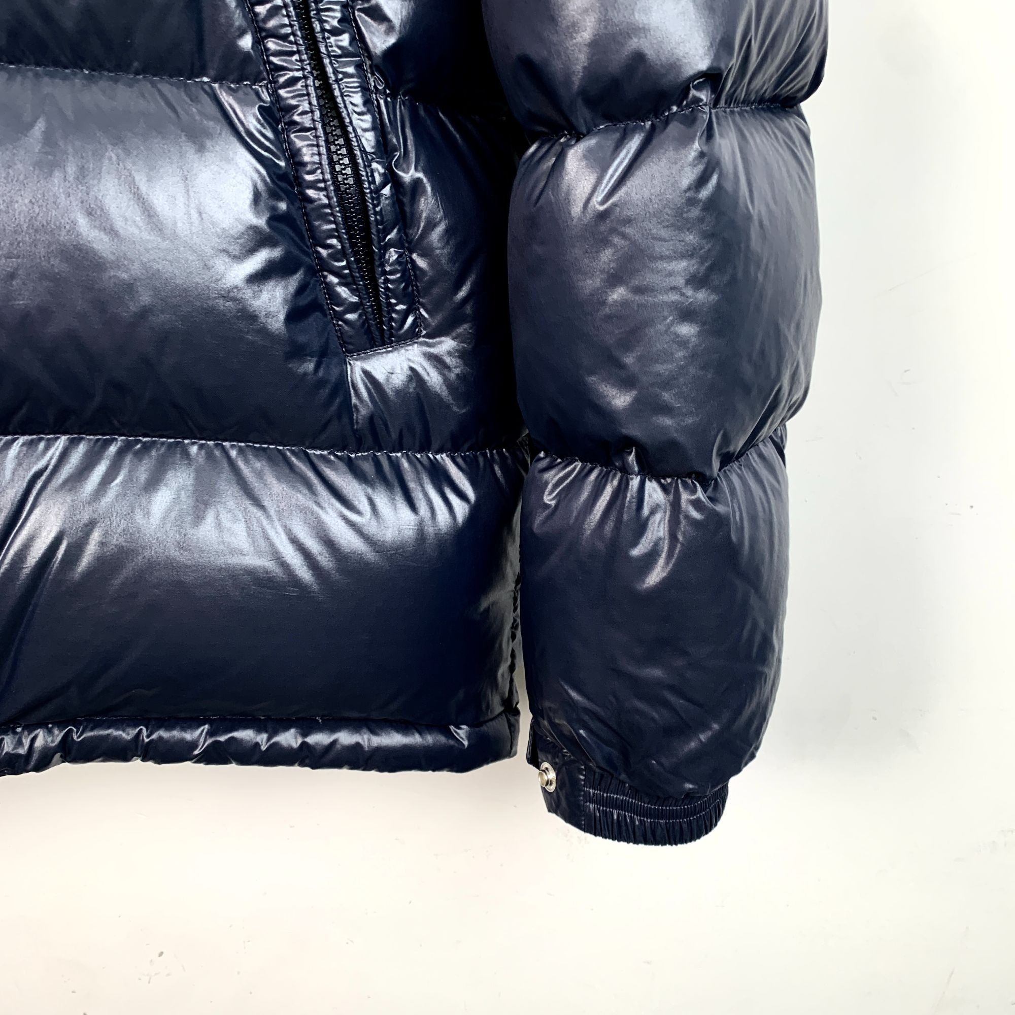 Moncler Moncler Hooded Puffer Jacket Black With Logo Patch & Front Z Size S / US 4 / IT 40 - 4 Thumbnail