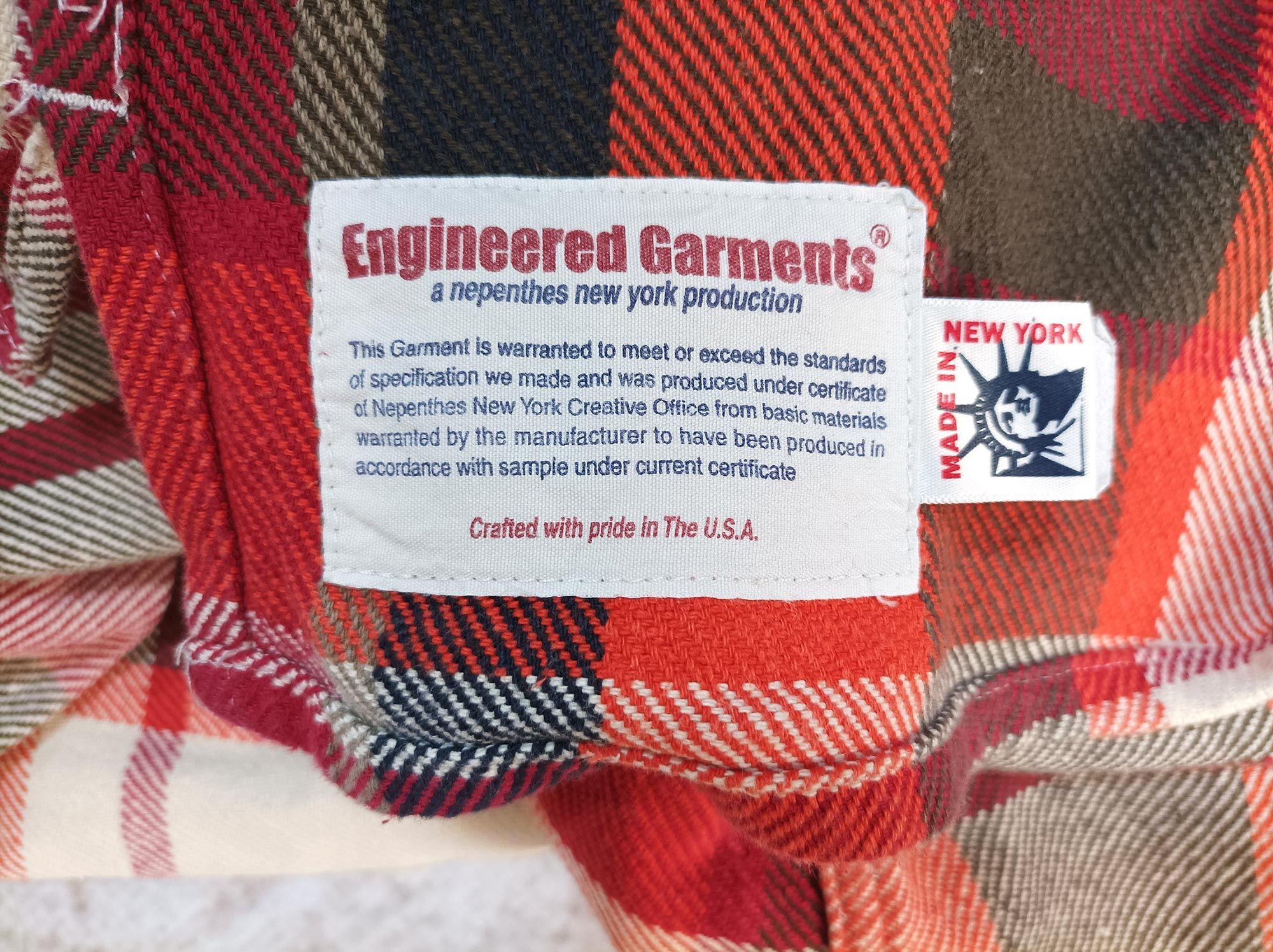 Engineered Garments Engineered Garments USA Heavyweight Flannel Pullover Shirt L Size US L / EU 52-54 / 3 - 8 Thumbnail
