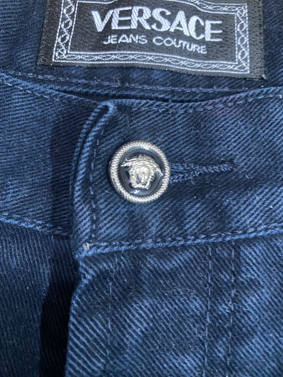 Versace Versace Jeans Couture Men’s Dark Blue Jeans 34 Vintage Size US 34 / EU 50 - 10 Thumbnail