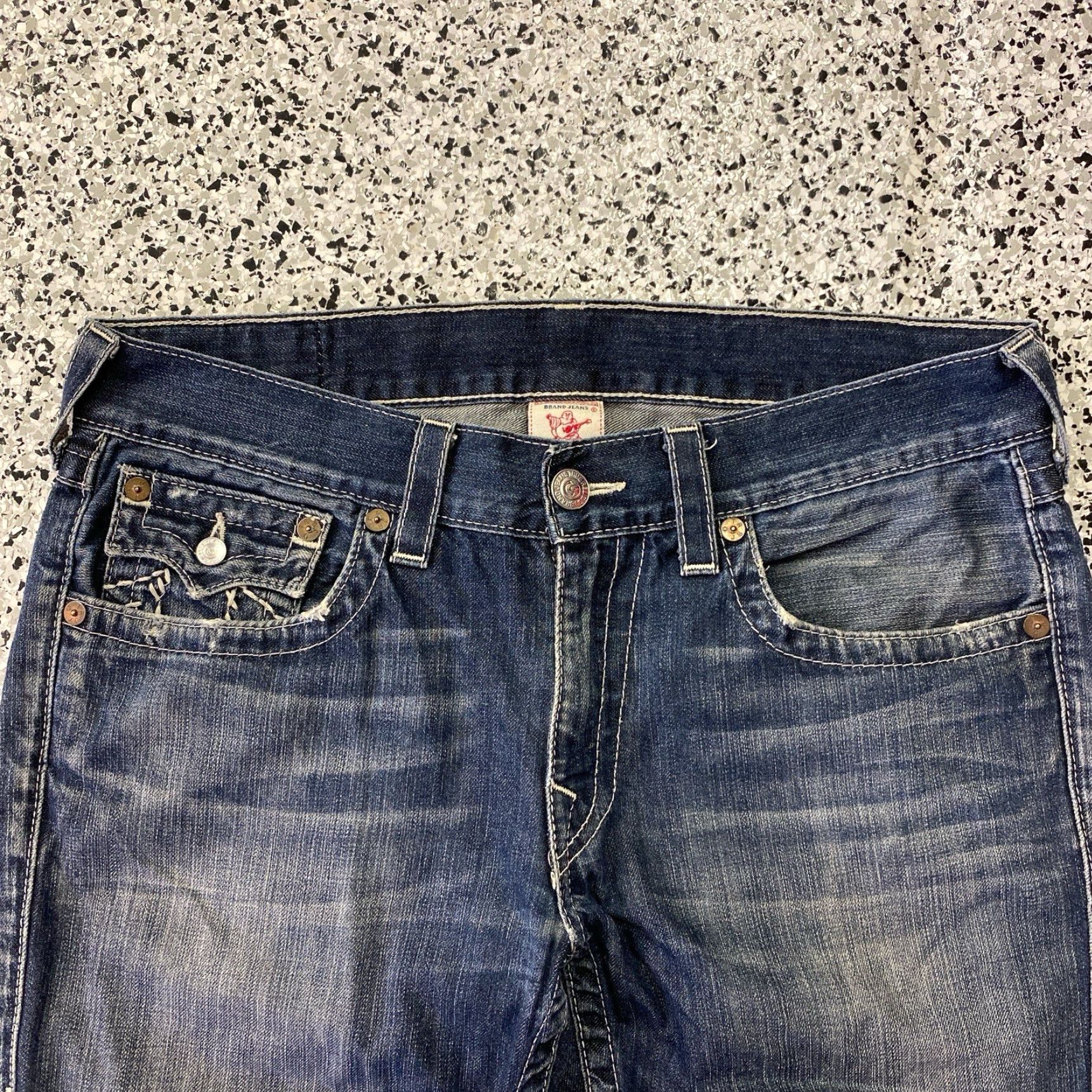 True Religion True Religion Jeans 5-Pocket Denim Straight Men Blue 35x33 Regular Size Shoes? (Note: output should be just the title; fixed version below) Size US 35 - 3 Thumbnail