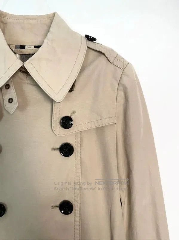 Burberry Burberry Ladies' Khaki Cotton Trench Coat. Size S / US 4 / IT 40 - 3 Thumbnail