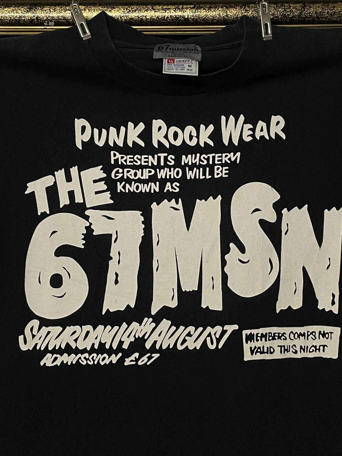 Vintage Vintage 90s Punk Rock Wear The 67MSN Avenue Sunfaded Tshirt Size US M / EU 48-50 / 2 - 3 Thumbnail