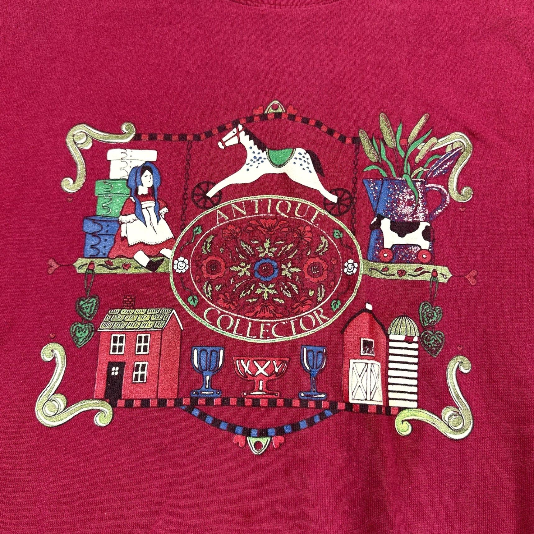 Vintage VINTAGE Gopher Sport Sweatshirt Shirt Adult L Red 90s USA Grandma Crewneck Mens Size US L / EU 52-54 / 3 - 2 Thumbnail