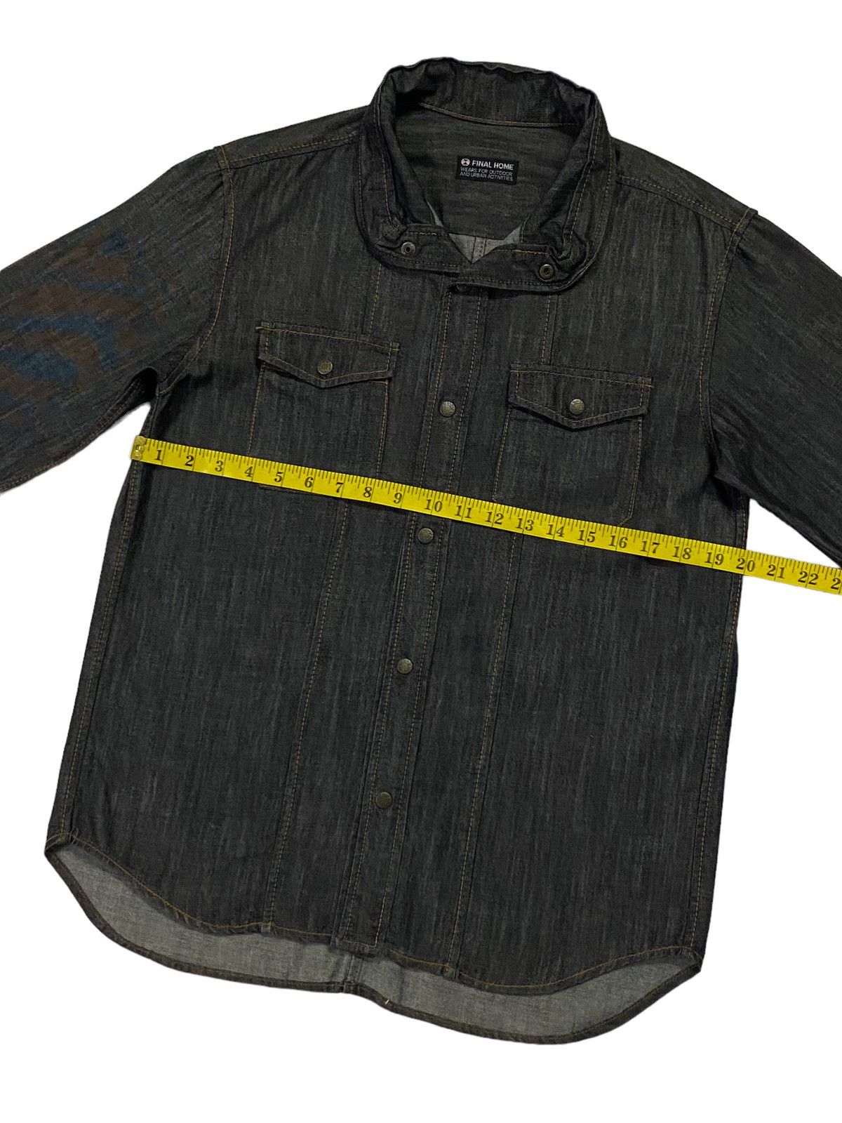 Final Home Final Home Denim Snap Button Ups Shirt Size US S / EU 44-46 / 1 - 4 Thumbnail