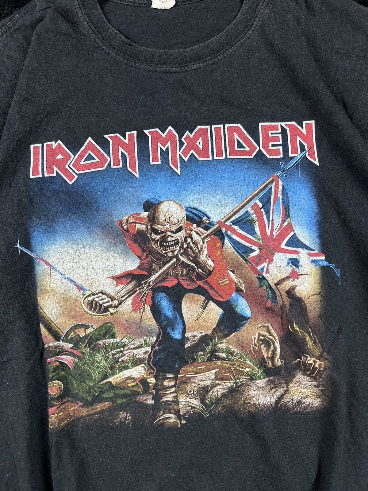 Band Tees Vintage Iron Maiden The Trooper Y2K Band Rock Tee Shirt Size US L / EU 52-54 / 3 - 5 Thumbnail
