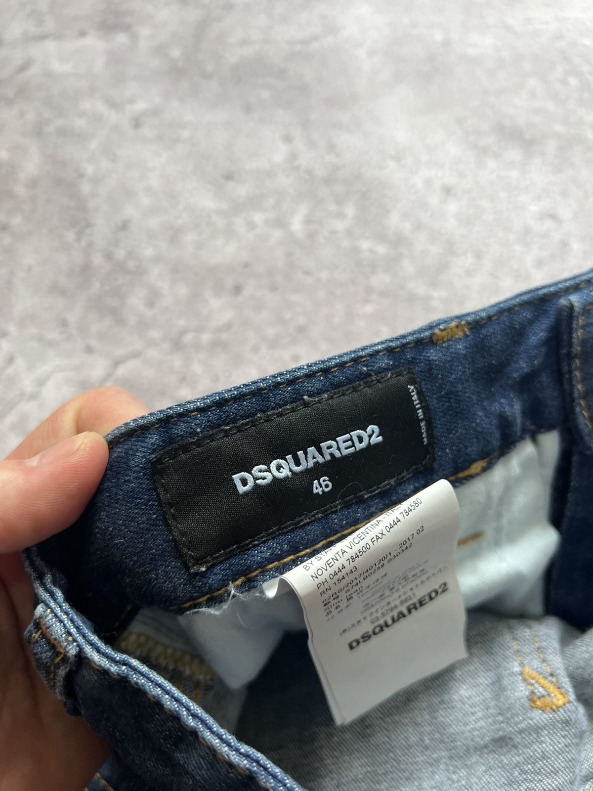 Dsquared2 Dsquared2 Men's Distressed Denim Jeans Slim Size US 32 / EU 48 - 16 Thumbnail