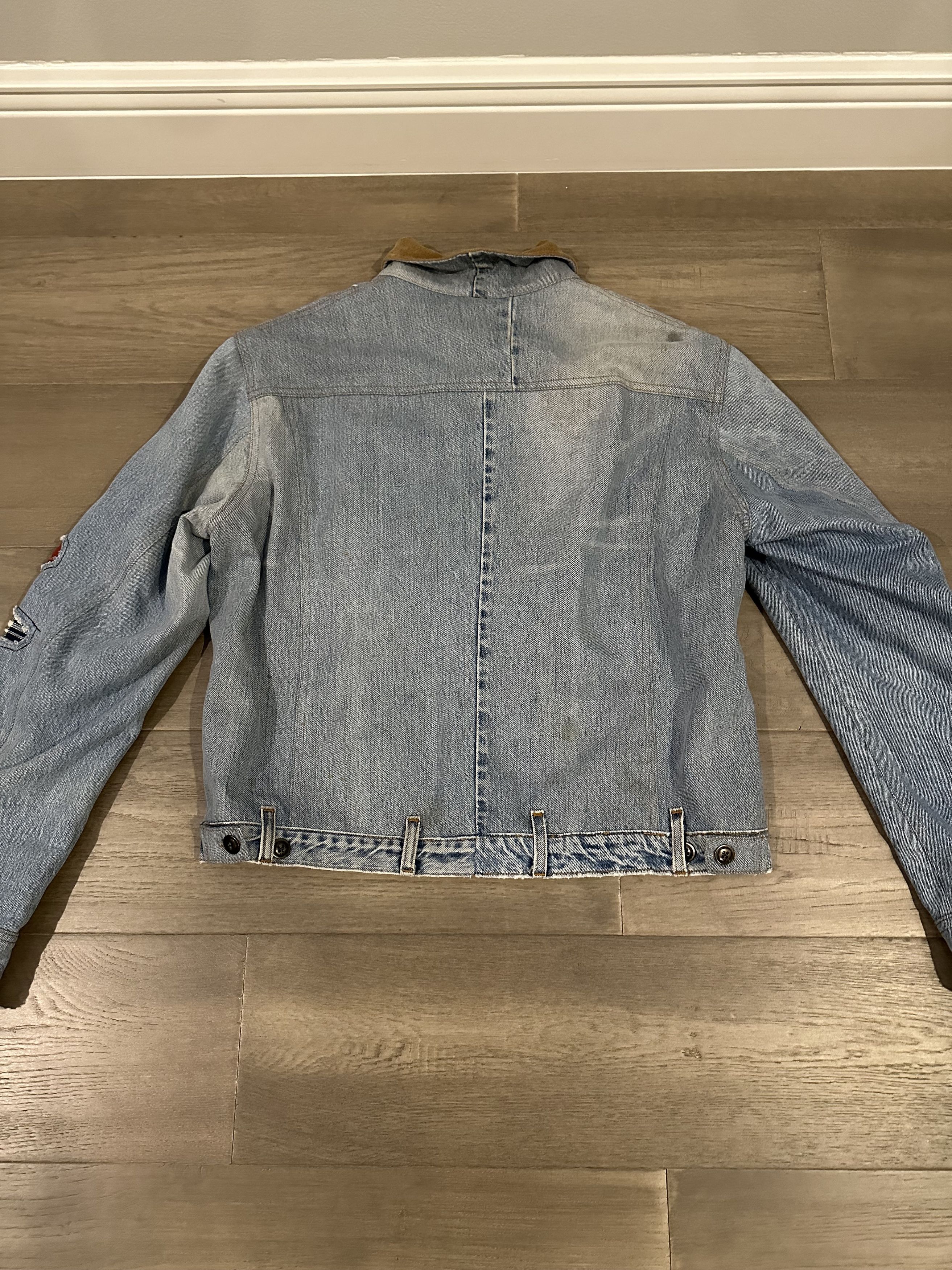 Greg Lauren Vintage denim trucker Size US XL / EU 56 / 4 - 2 Thumbnail