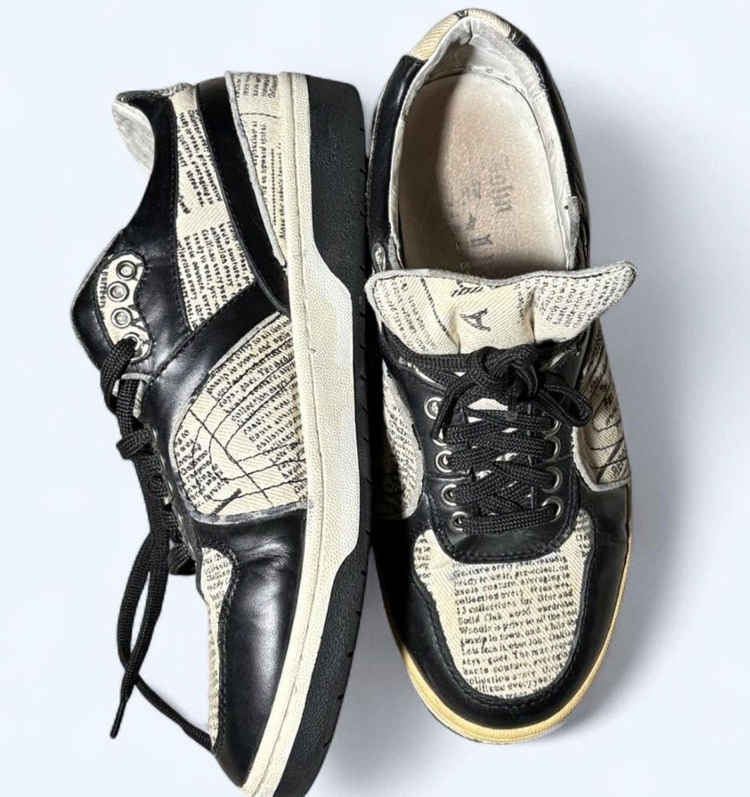 John Galliano Galliano Newspaper Print Sneaker Size US 8 / EU 41 - 1 Thumbnail