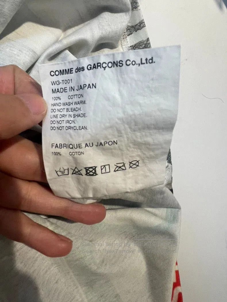 Junya Watanabe Junya Watanabe Printed Short Sleeve Top. Size US M / EU 48-50 / 2 - 5 Thumbnail