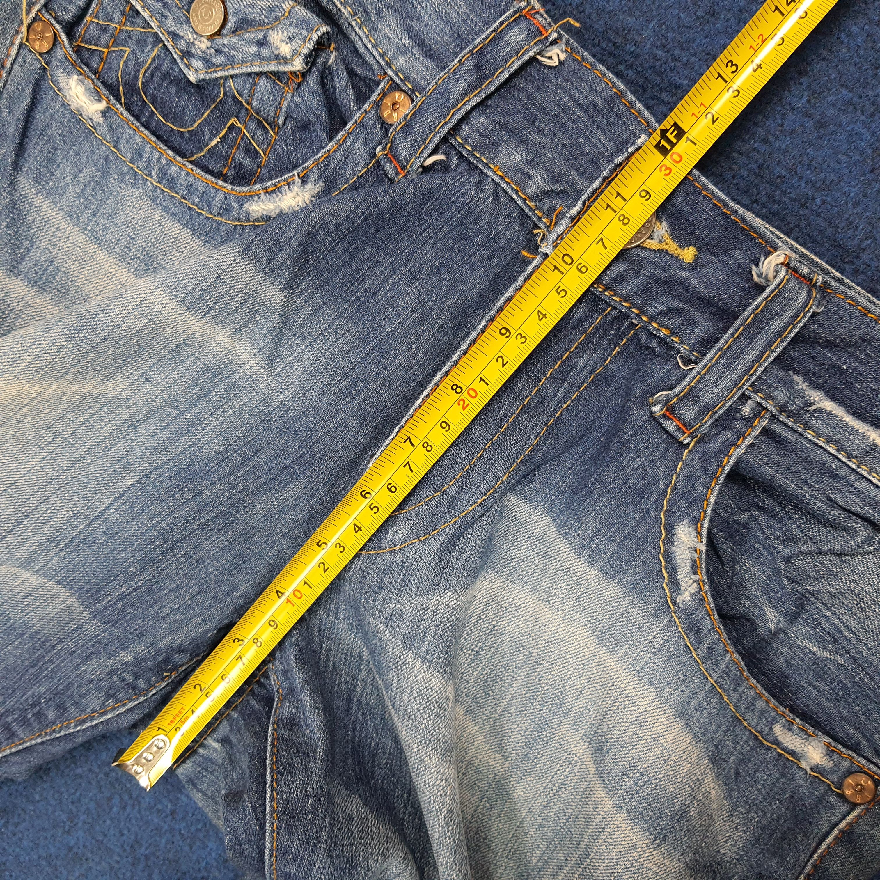 True Religion Vintage True Religion Joey Big Rig Jeans Grunge C297N18 Size US 35 - 12 Thumbnail