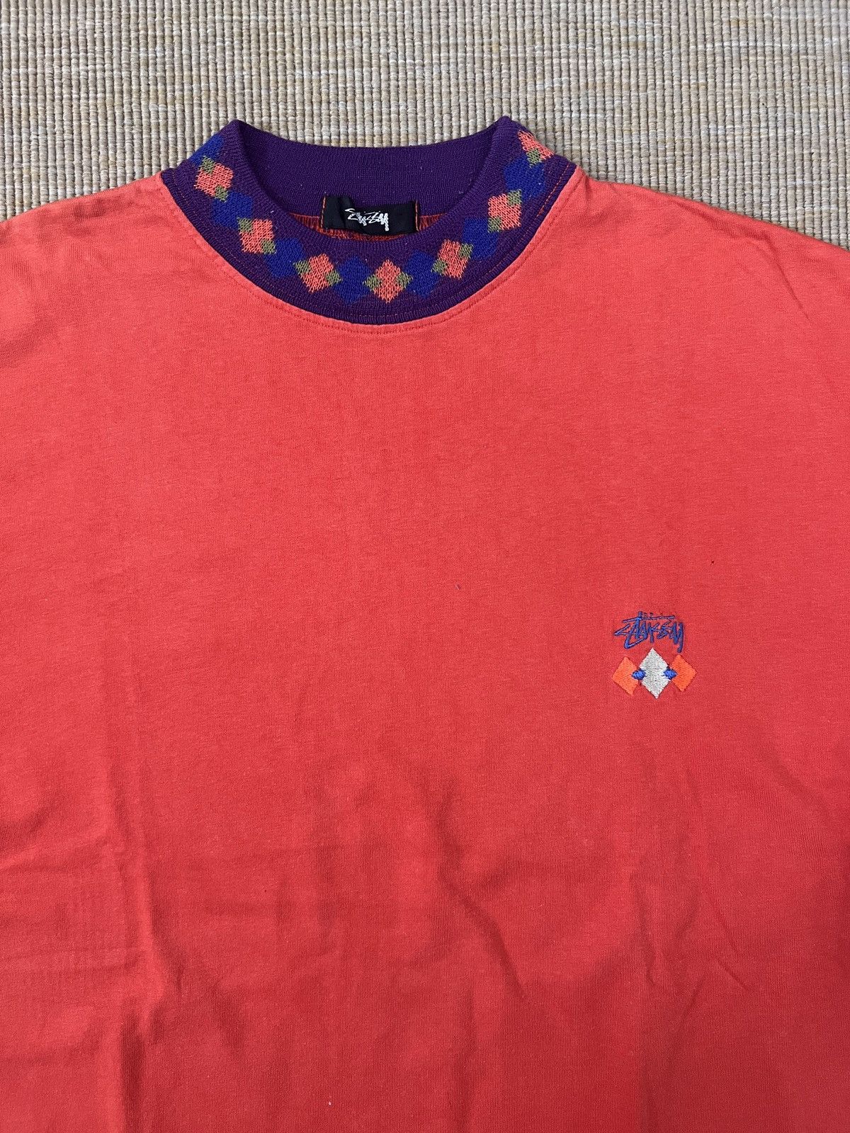 Stussy × Vintage Stussy tomtom mockneck 80’s RARE ITEM Size US M / EU 48-50 / 2 - 1 Thumbnail