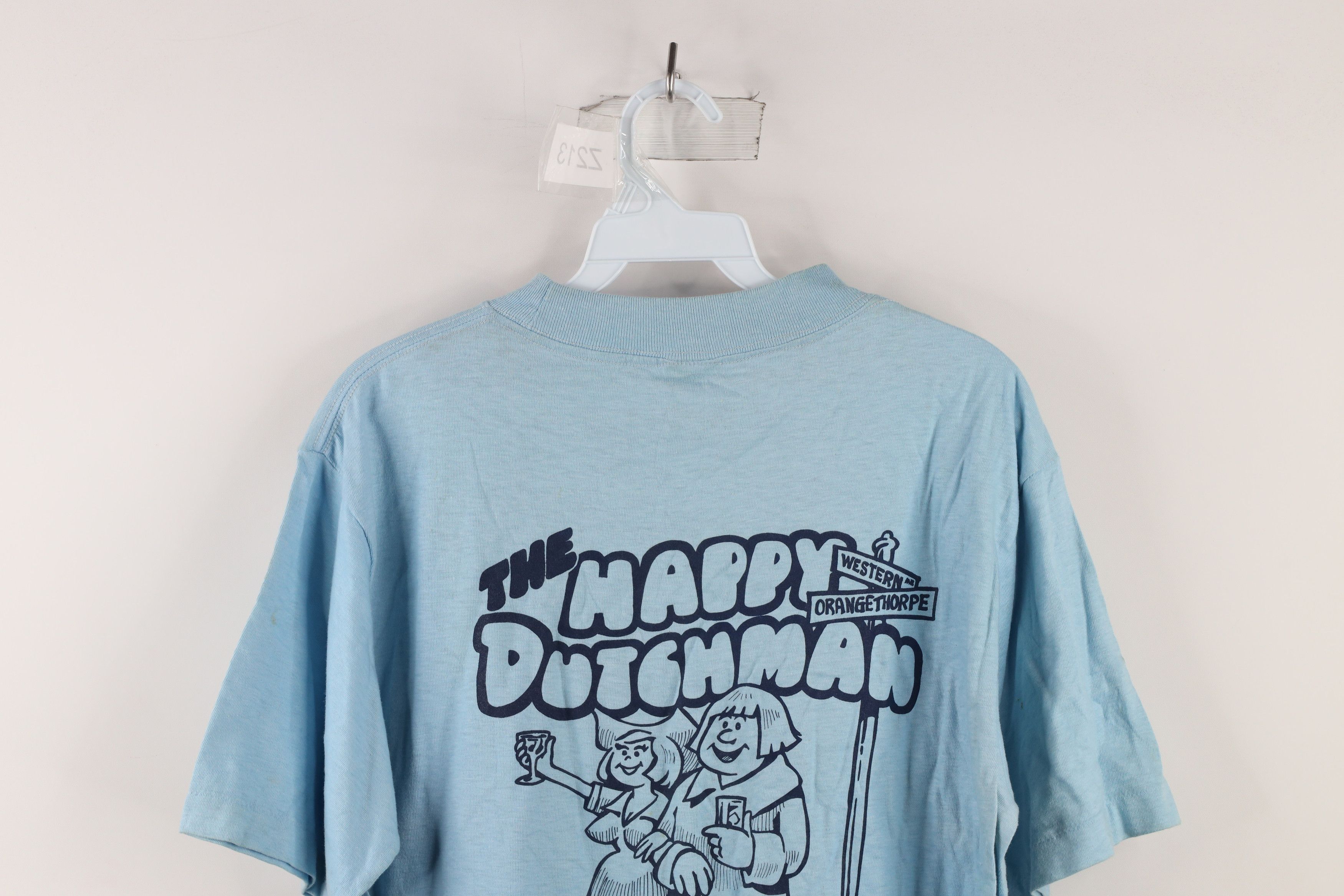 Vintage Vintage 70s The Happy Dutchman Bar California T-Shirt USA Size US L / EU 52-54 / 3 - 14 Thumbnail
