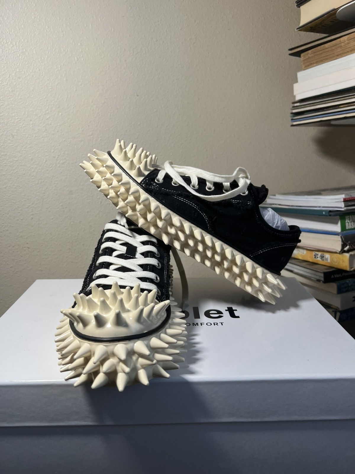 Doublet Doublet Spiky Canvas Sneakers | Grailed