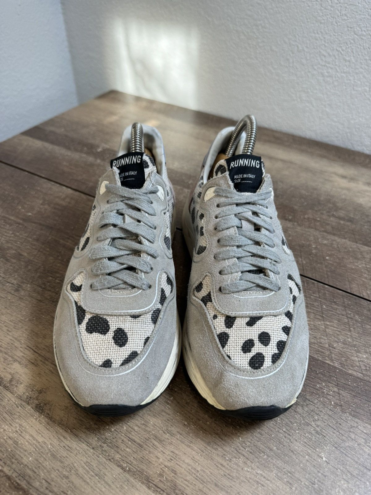 Golden Goose Golden Goose Women's Running Sole Beige Leopard Calf Size 41 Size US 11 / IT 41 - 3 Thumbnail