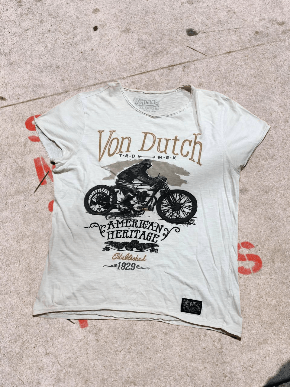 Von Dutch Von Dutch American Heritage Tee Vintage Look Size US L / EU 52-54 / 3 - 1 Thumbnail