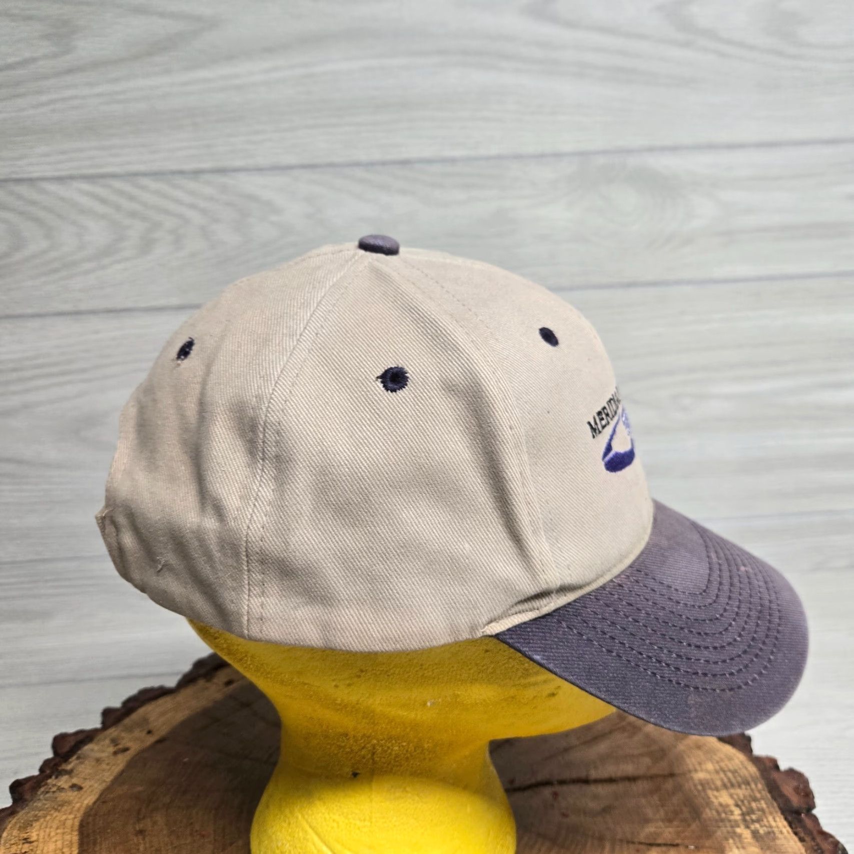Vintage VINTAGE Meridian Automotive System Hat Baseball Cap One Size Blue Adjustable Adult Mens Size ONE SIZE - 2 Thumbnail