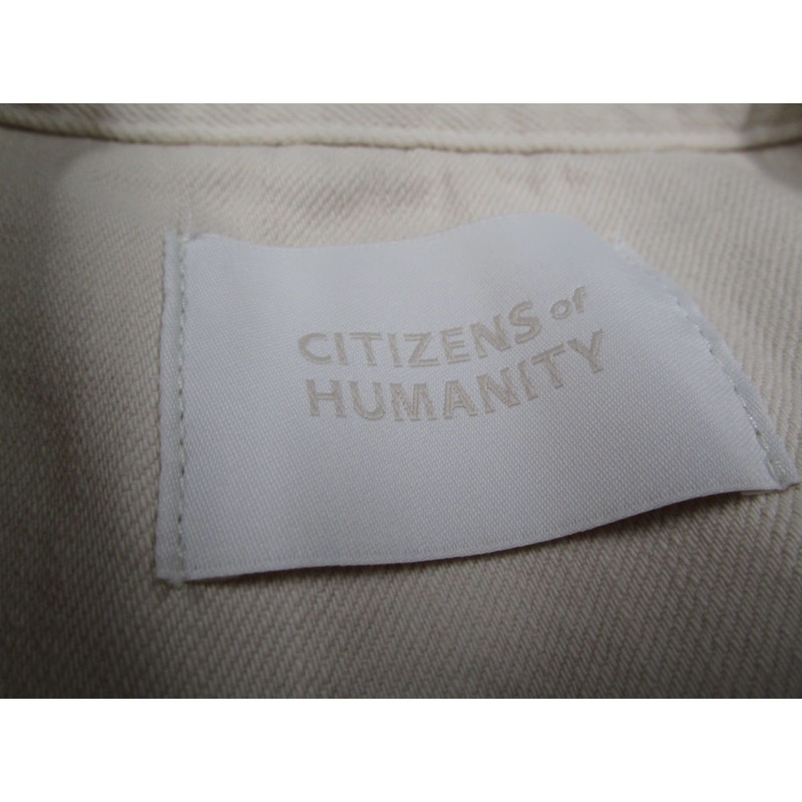 Citizens Of Humanity VINTAGE not applicable so start with main Selling Point or Brand: Citizens of Humanity Shirt Mens XL Beige Twill Button Front Casual Made In USA Size US XL / EU 56 / 4 - 2 Thumbnail