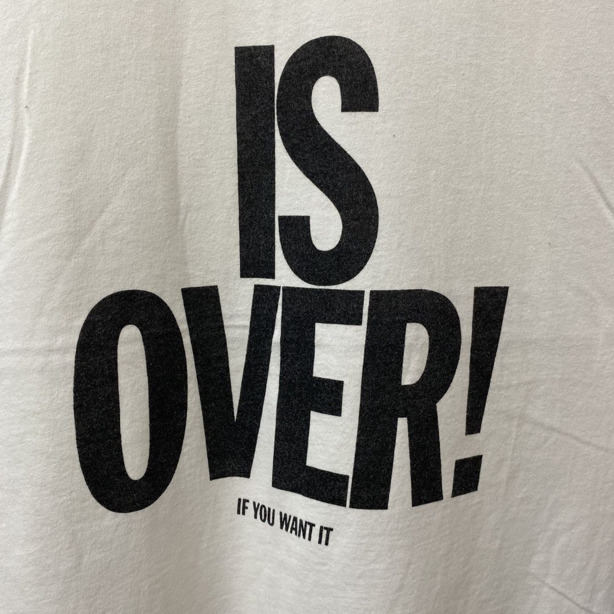 Diet Butcher Slim Skin 2019 Spring Summer IS OVER! John Lennon Yoko Ono Tee Size US S / EU 44-46 / 1 - 2 Thumbnail