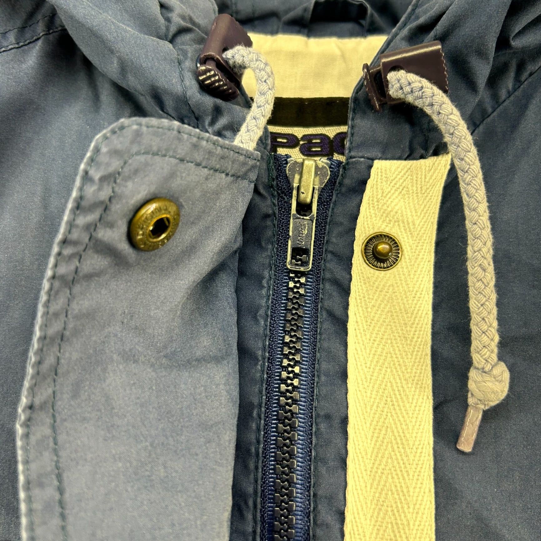 Vintage VINTAGE Pacific Trail Jacket Mens M Blue Hooded Full Zip Snap Sun Faded 80s 90s Size US M / EU 48-50 / 2 - 5 Thumbnail
