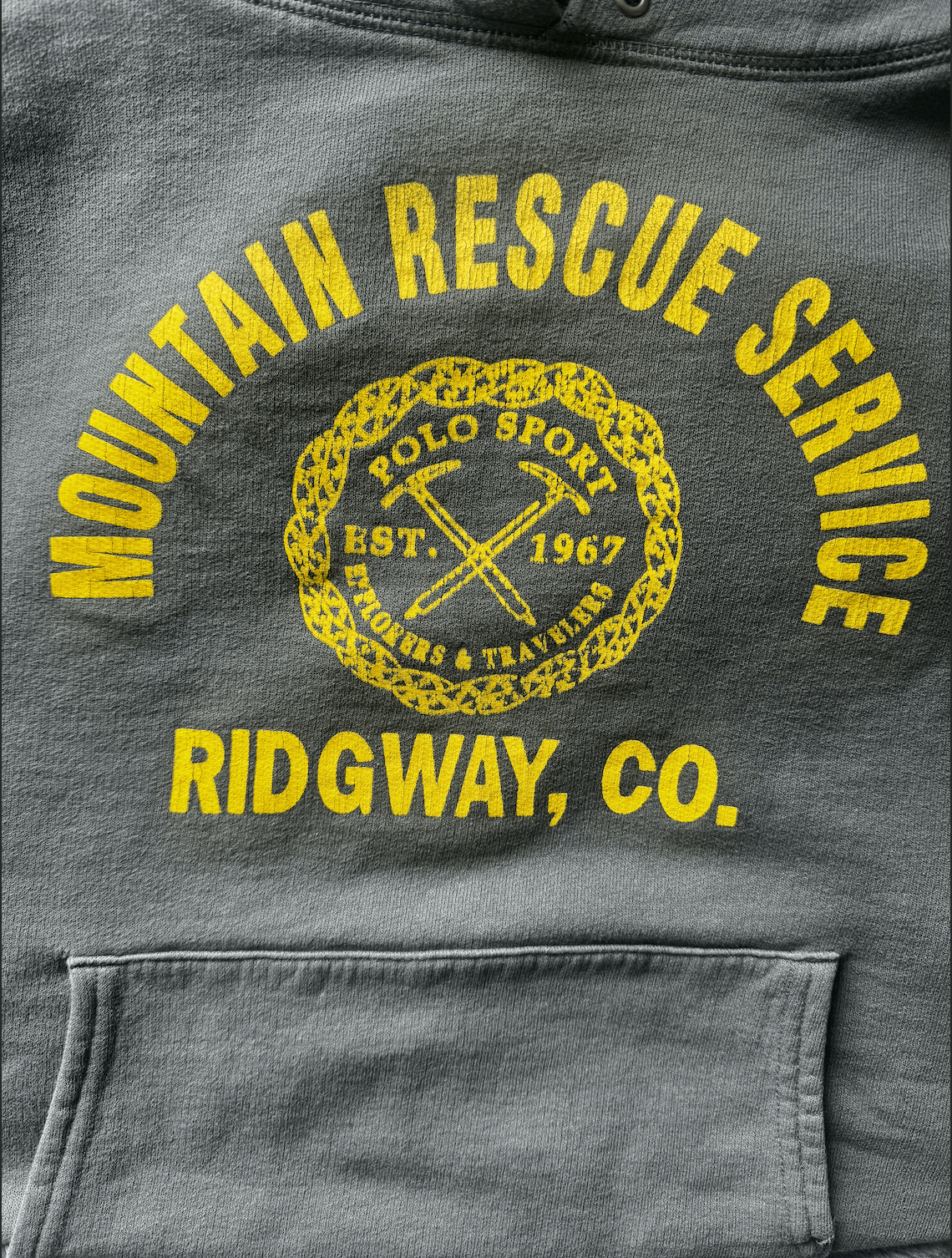 Polo Ralph Lauren RARE Vintage Polo Sport Mountain Rescue Service Hoodie - XL Size US XL / EU 56 / 4 - 2 Thumbnail