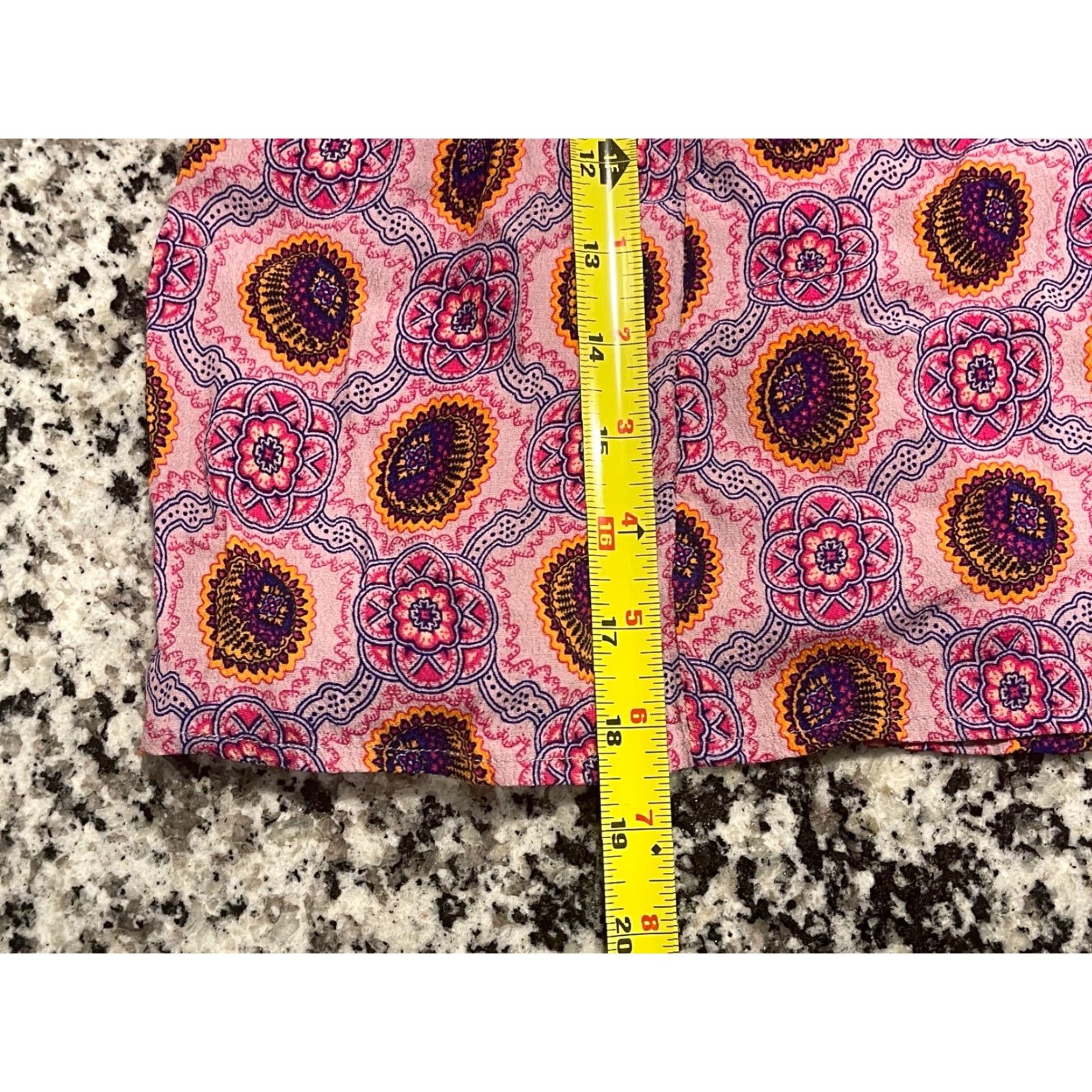 Vintage Maeve Anthropology Blouse Shirt Milla Pink Geometric Short Sleeve Crew Neck Size XXS Petites Womens Vintage No Size XXS / US 00 / IT 34 - 2 Thumbnail