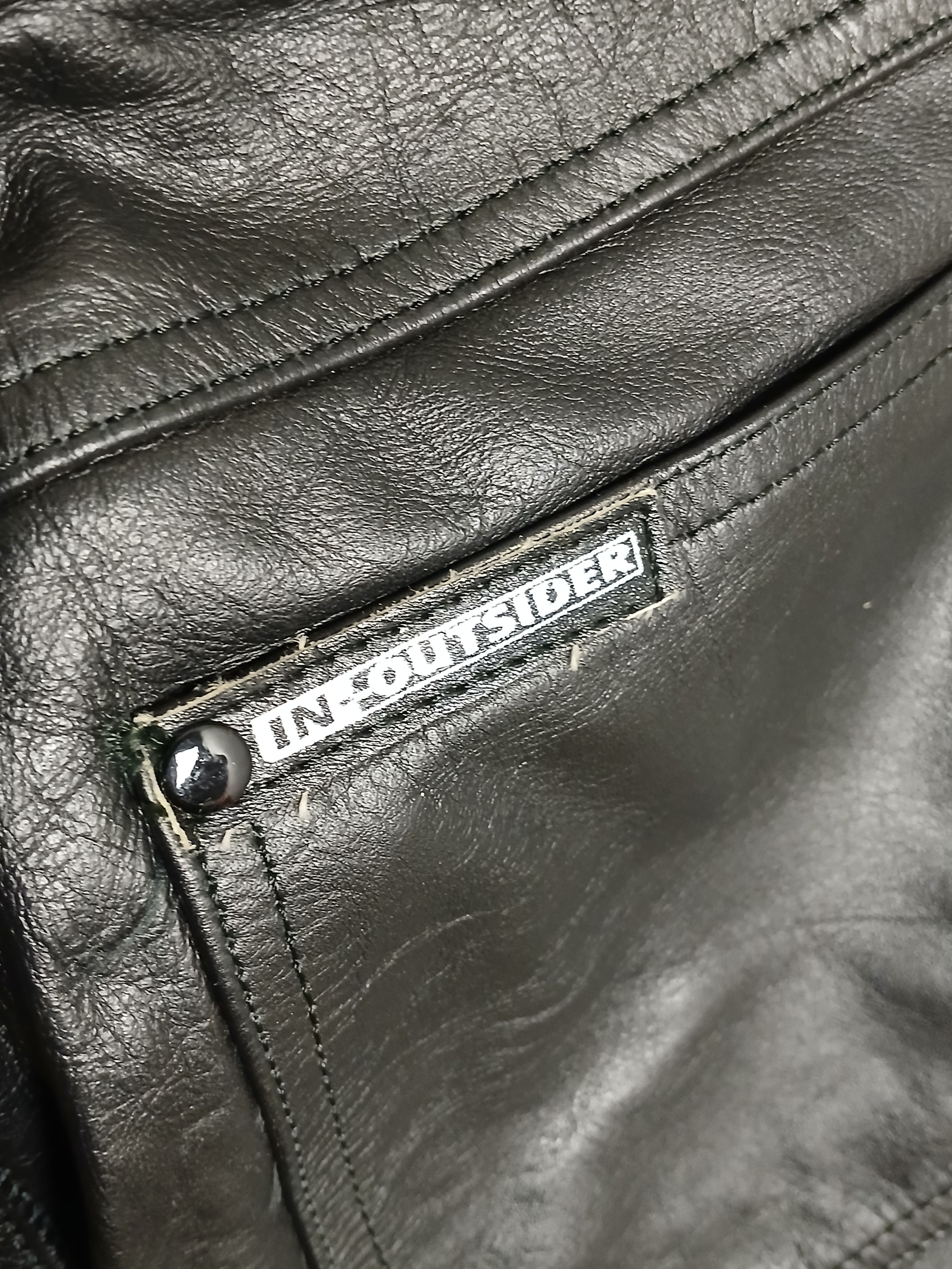 Leather × Vintage Vintage Leather Pants Size US 32 / EU 48 - 7 Thumbnail