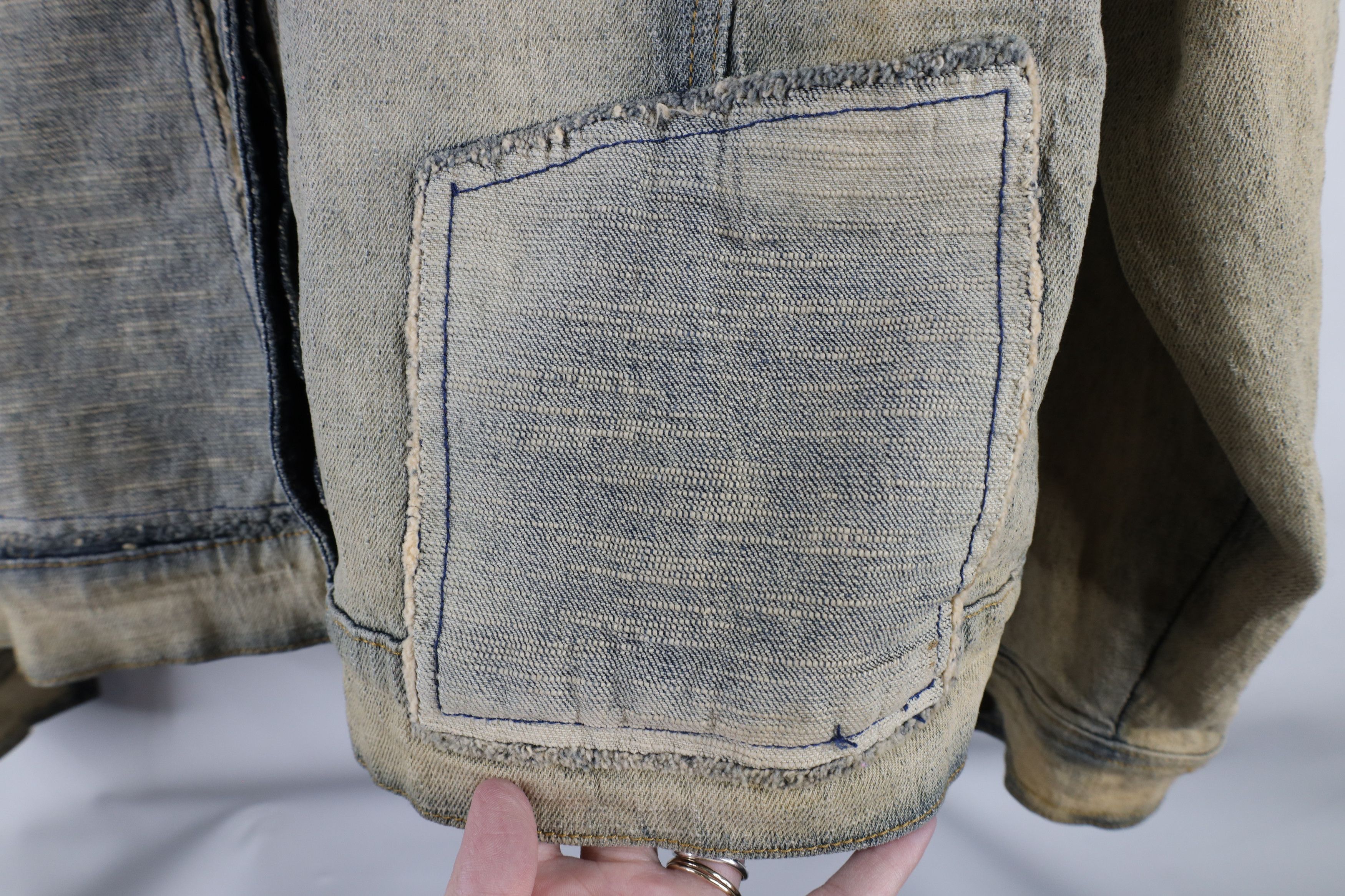 Fubu × Vintage Vintage FUBU Spell Out Stretch Denim Jean Trucker Jacket Size XL / US 12-14 / IT 48-50 - 6 Thumbnail